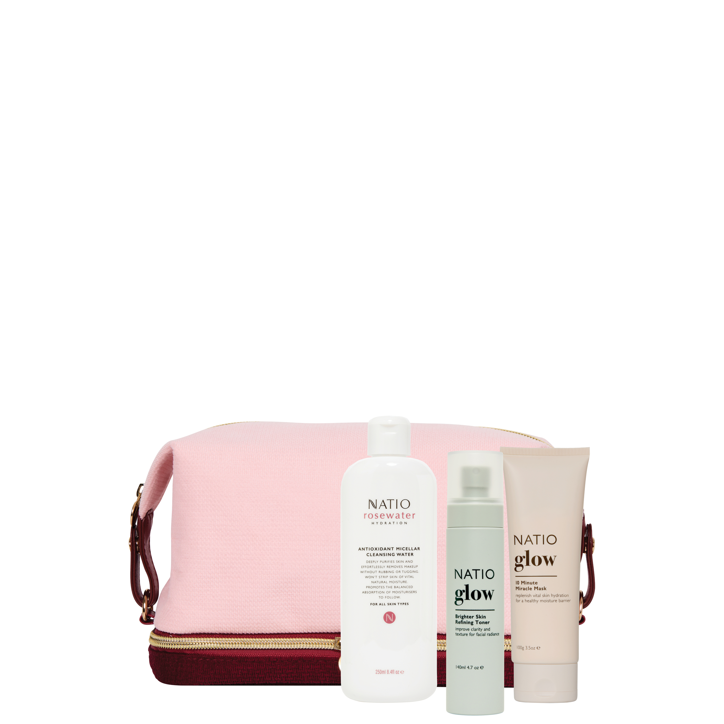 Natio Radiant Skin Gift Set 3 piece