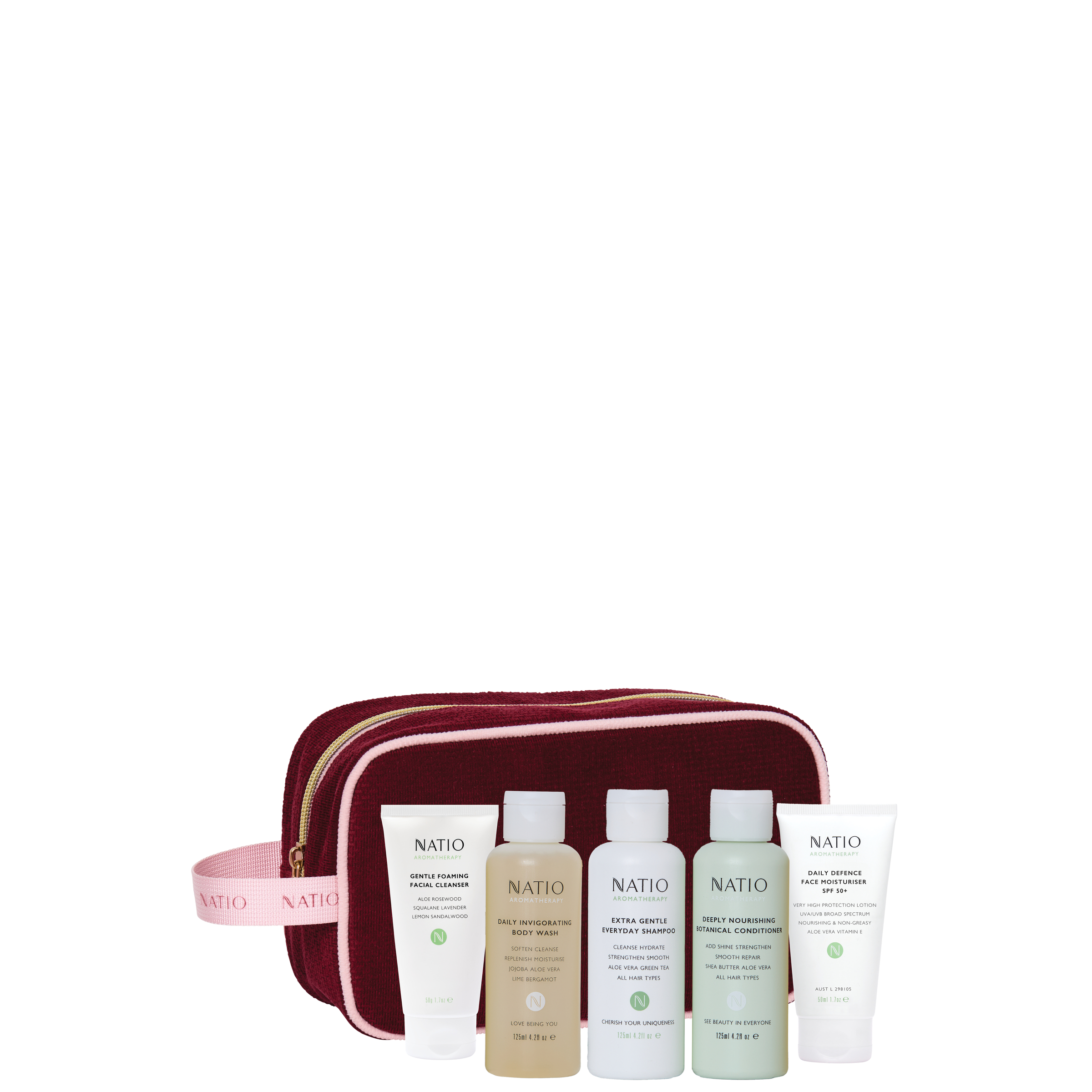 Natio Travel Ready Gift Set 5 piece