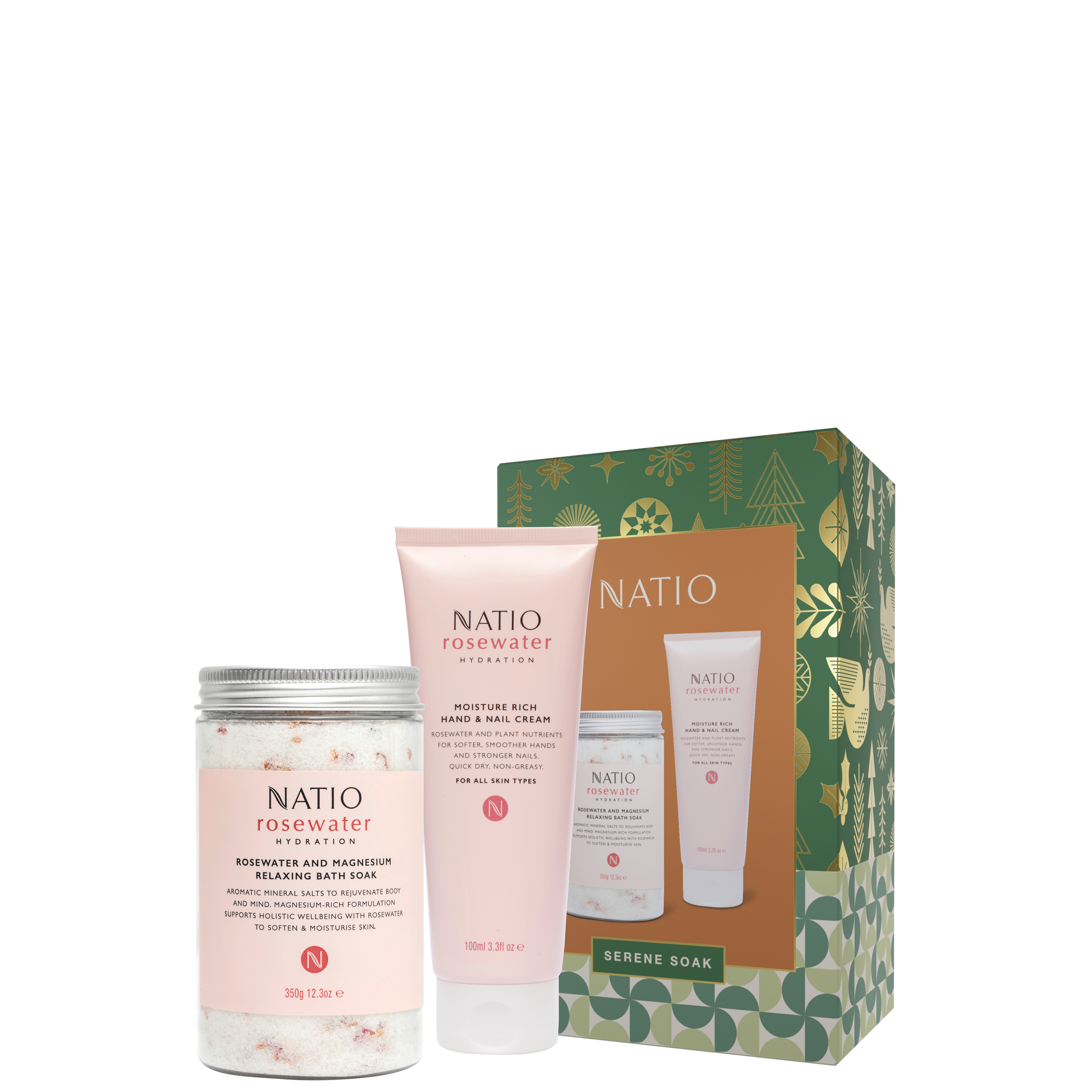 Natio Serene Soak Gift Set 2 piece