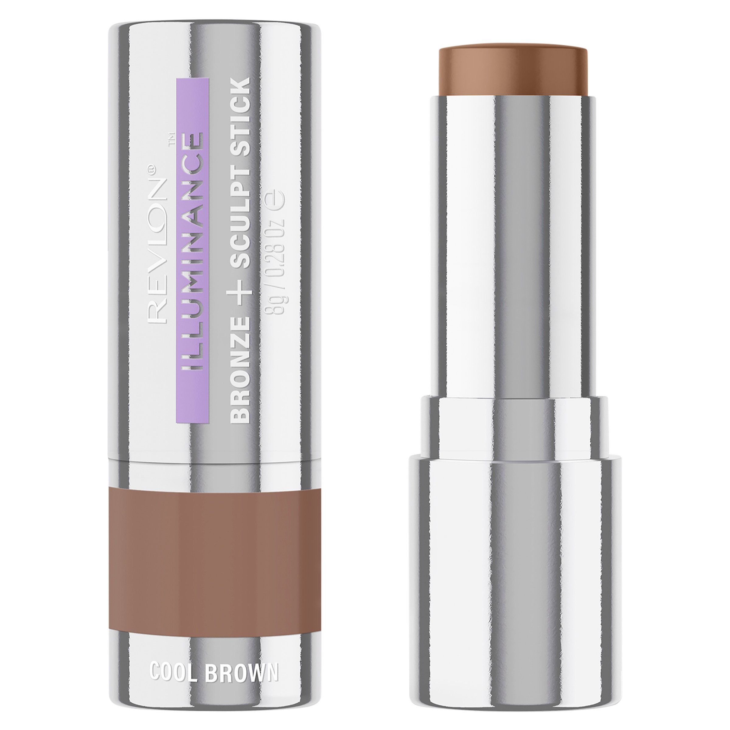 Revlon Illuminance Bronze + Sculpt Stick Cool Brown 27.94g - Image 1