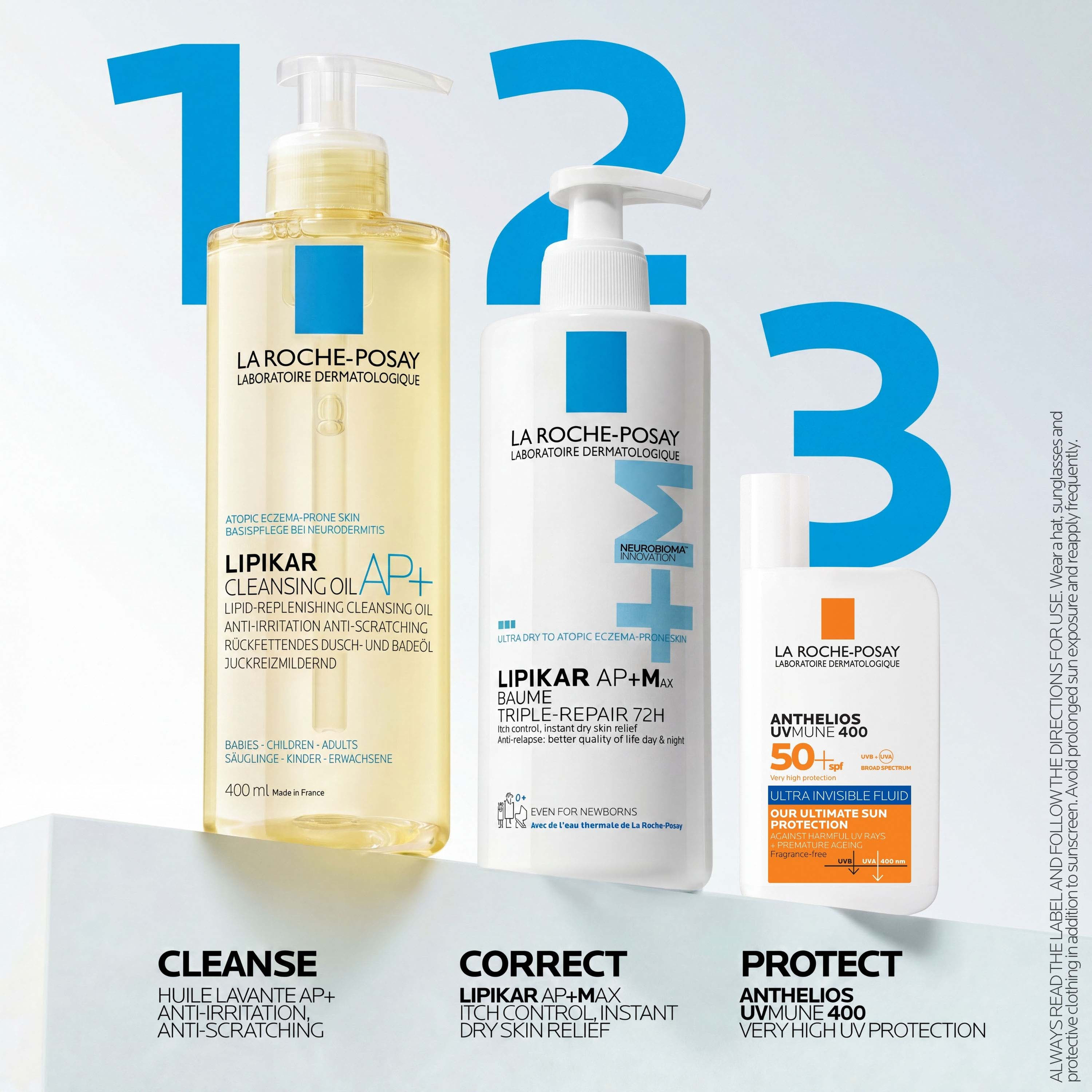 La Roche-Posay Lipikar AP+Max Baume Pump 400ml - Image 9