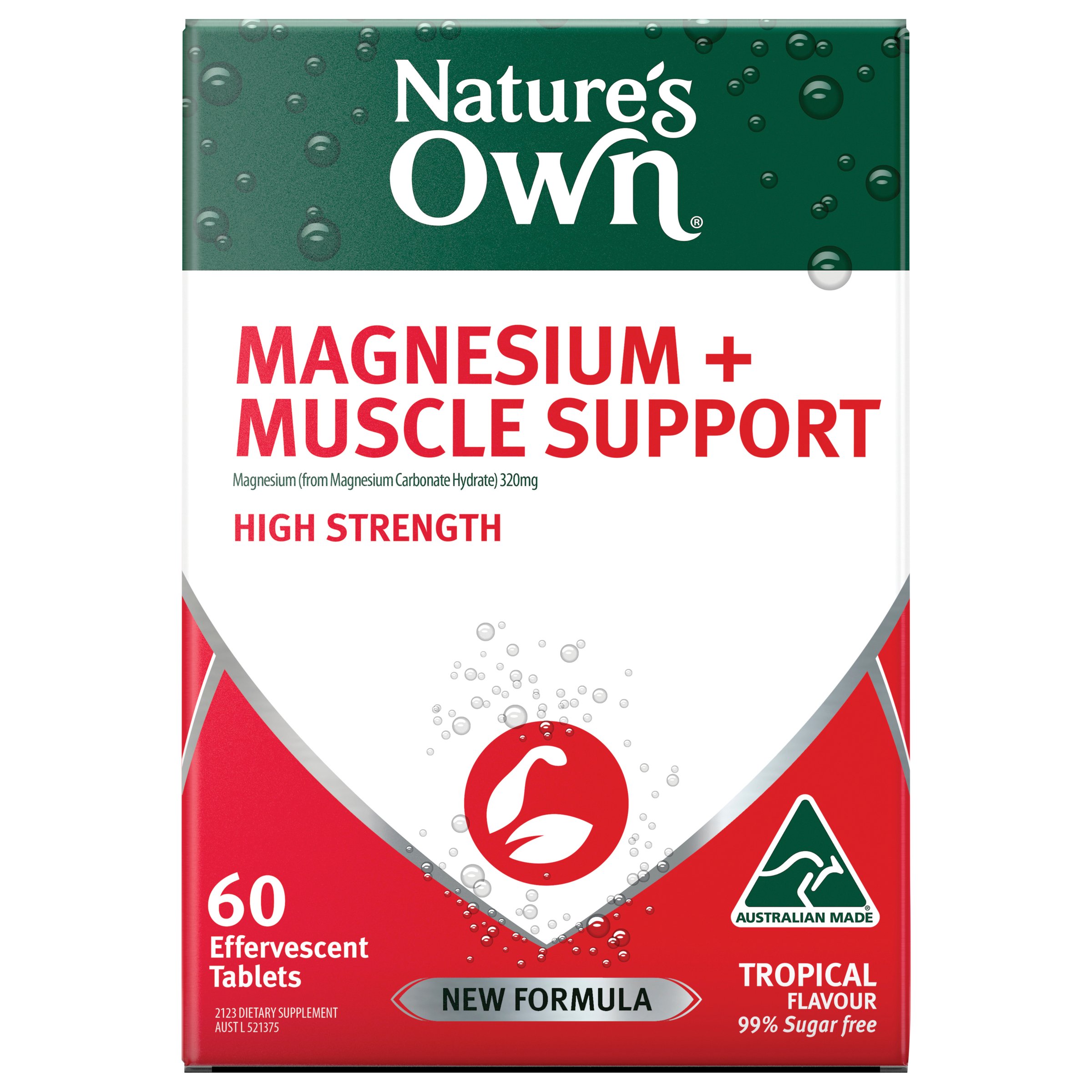 Nature's Own Magnesium + Energy Effervescent Tablets 20 tablets - Image 1