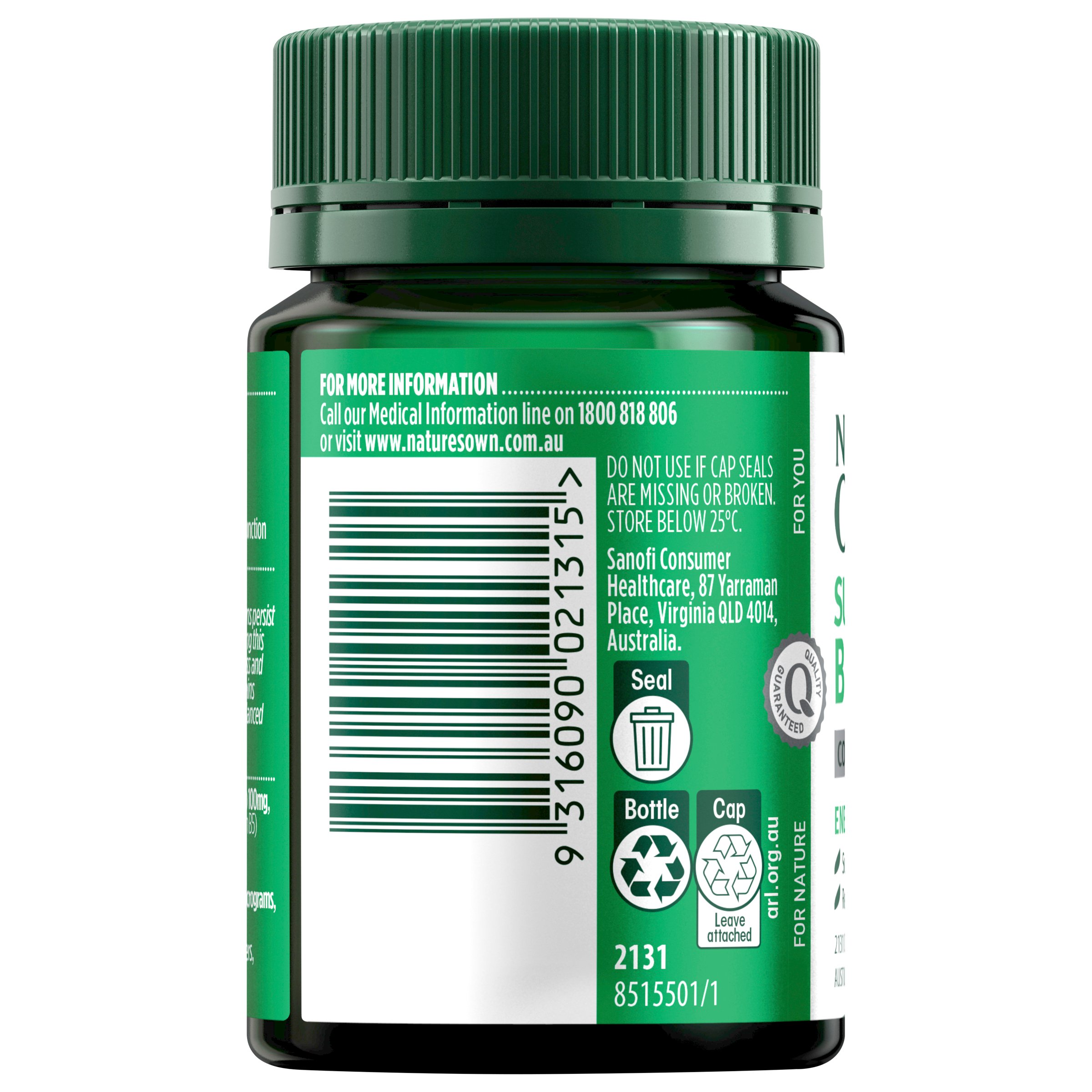 Nature's Own Super B Complex Tablets 60 tablets - Image 3