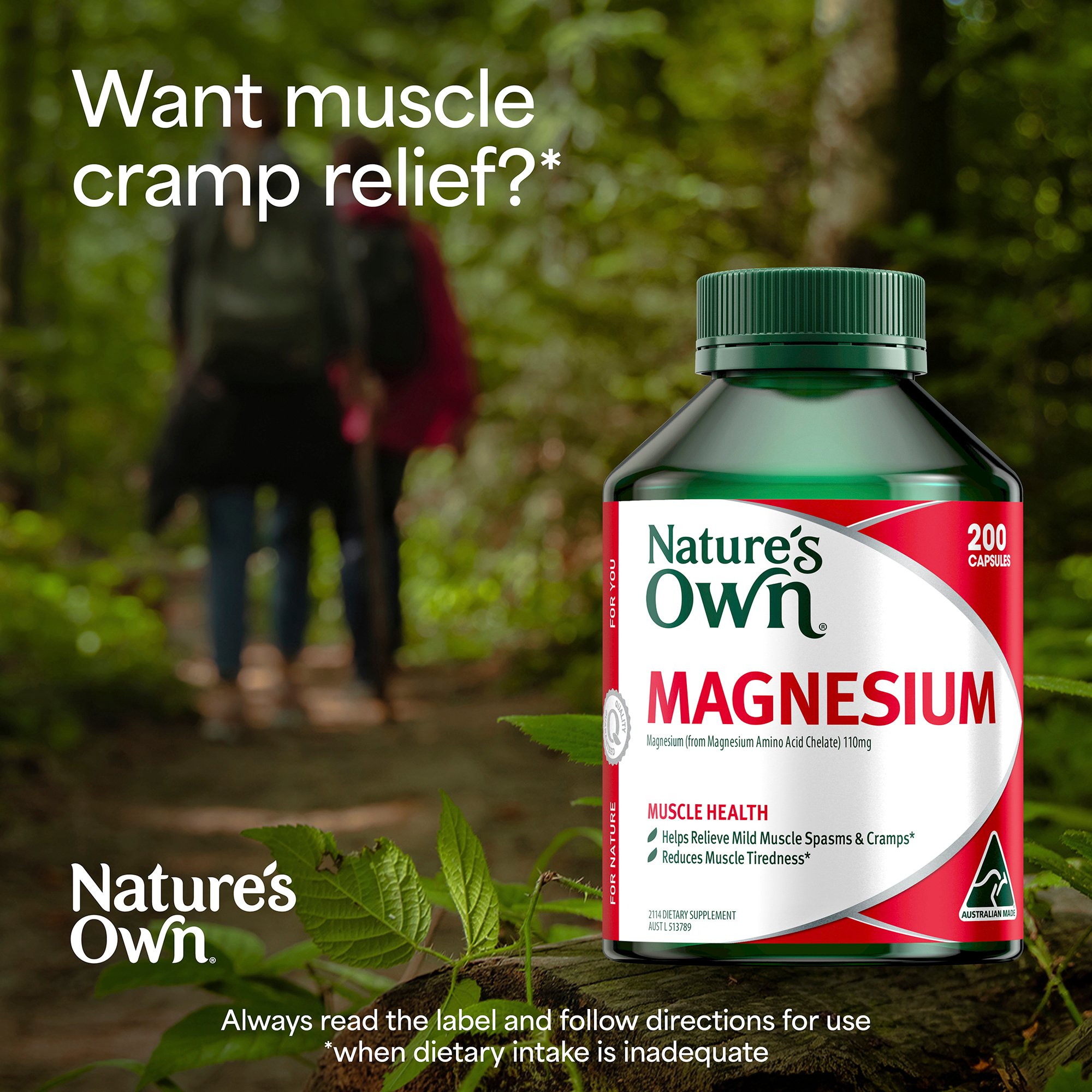 Nature's Own Magnesium 200 tablets - Image 6