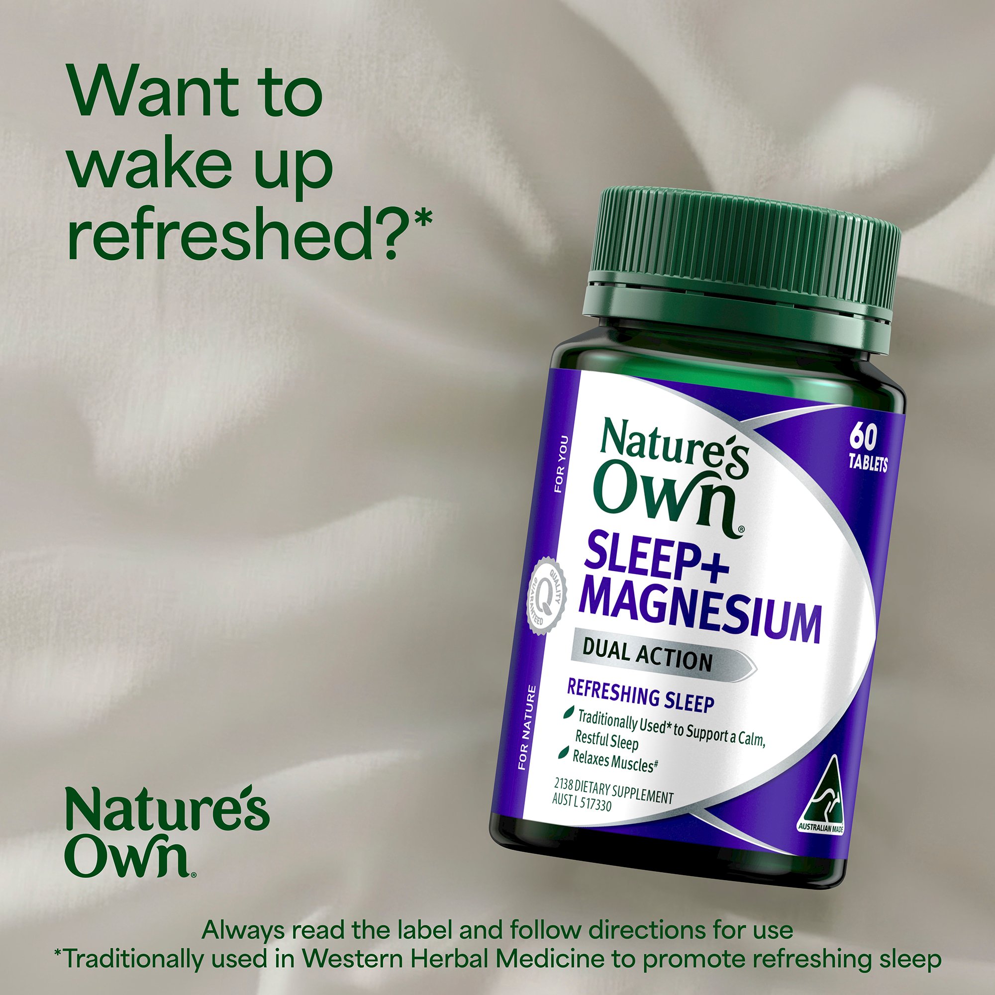 Nature's Own Sleep+ Magnesium 60 tablets - Image 6