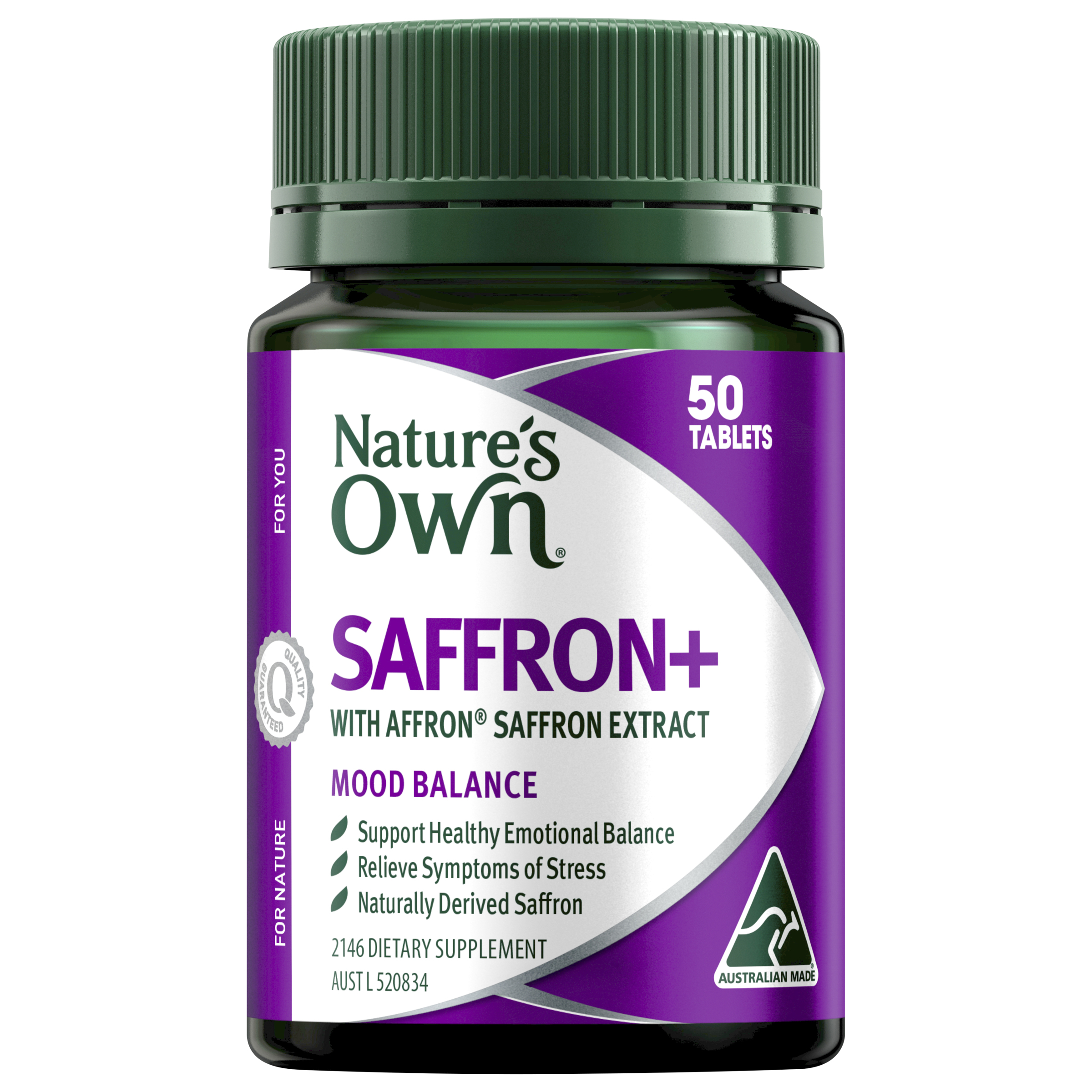 Nature's Own Nature's Own Saffron+ 50 tablets - Image 1