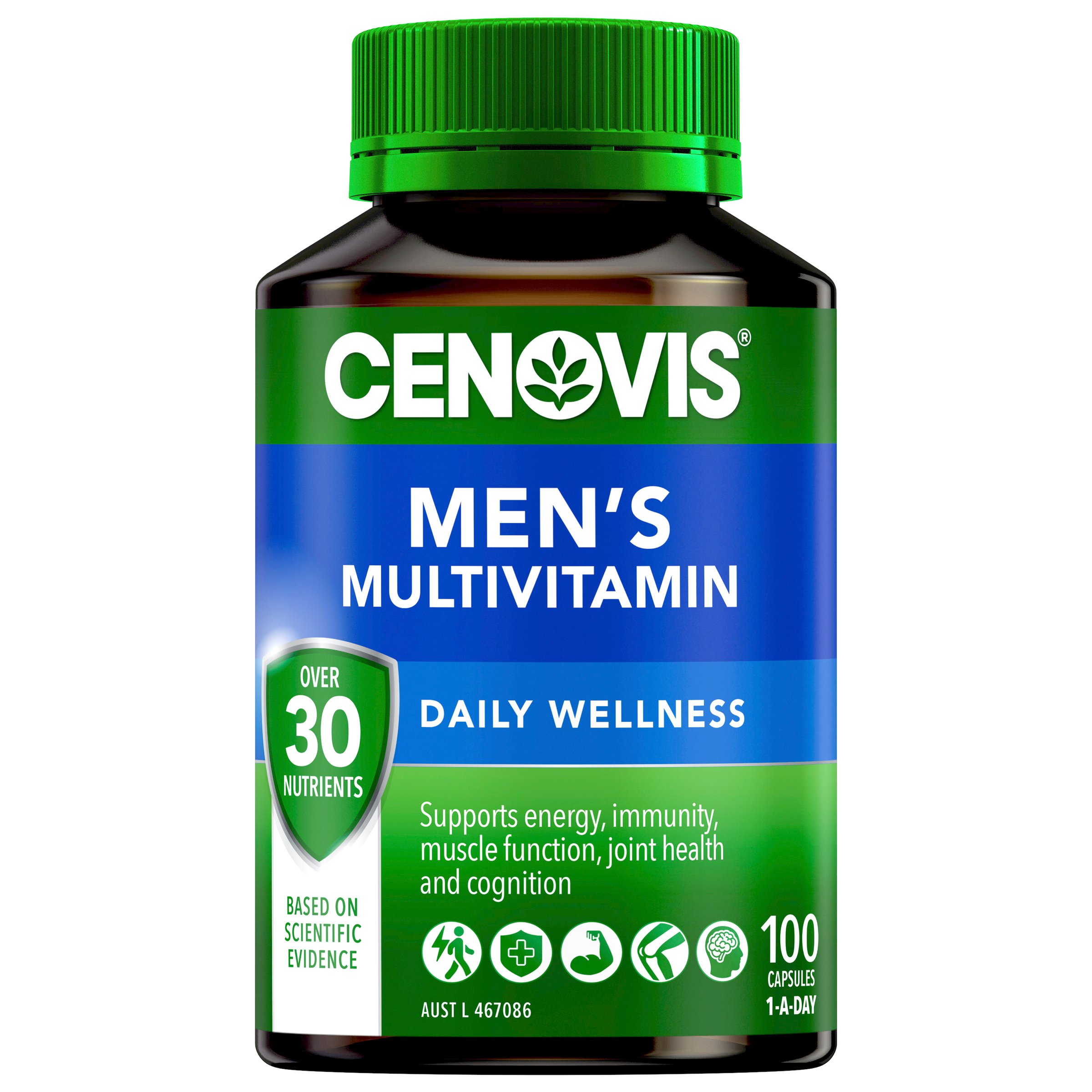 Cenovis Cen Mens Multi Once Daily 100 soft gel capsules - Image 1