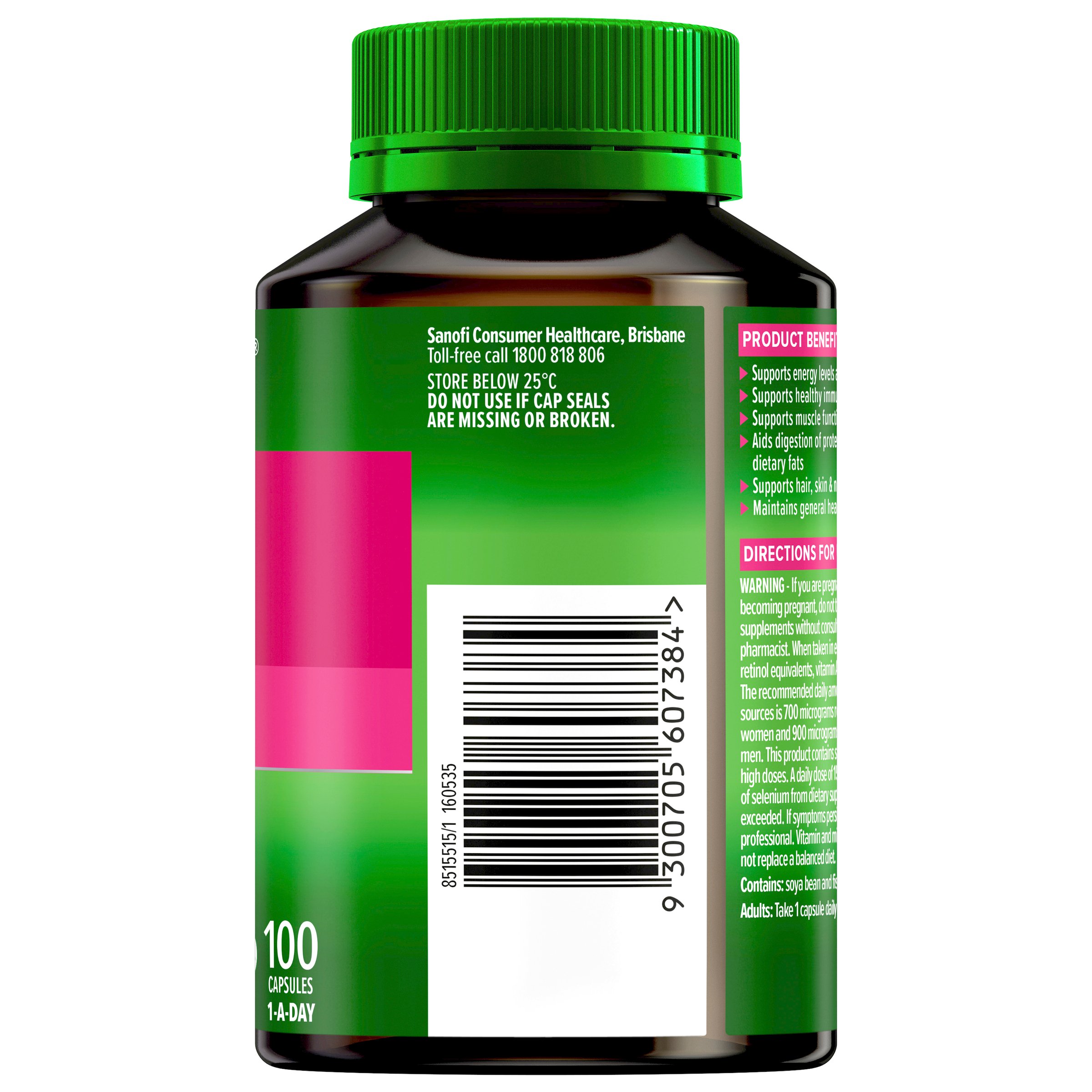 Cenovis Cen Womens Multi Once Daily 100 soft gel capsules - Image 2