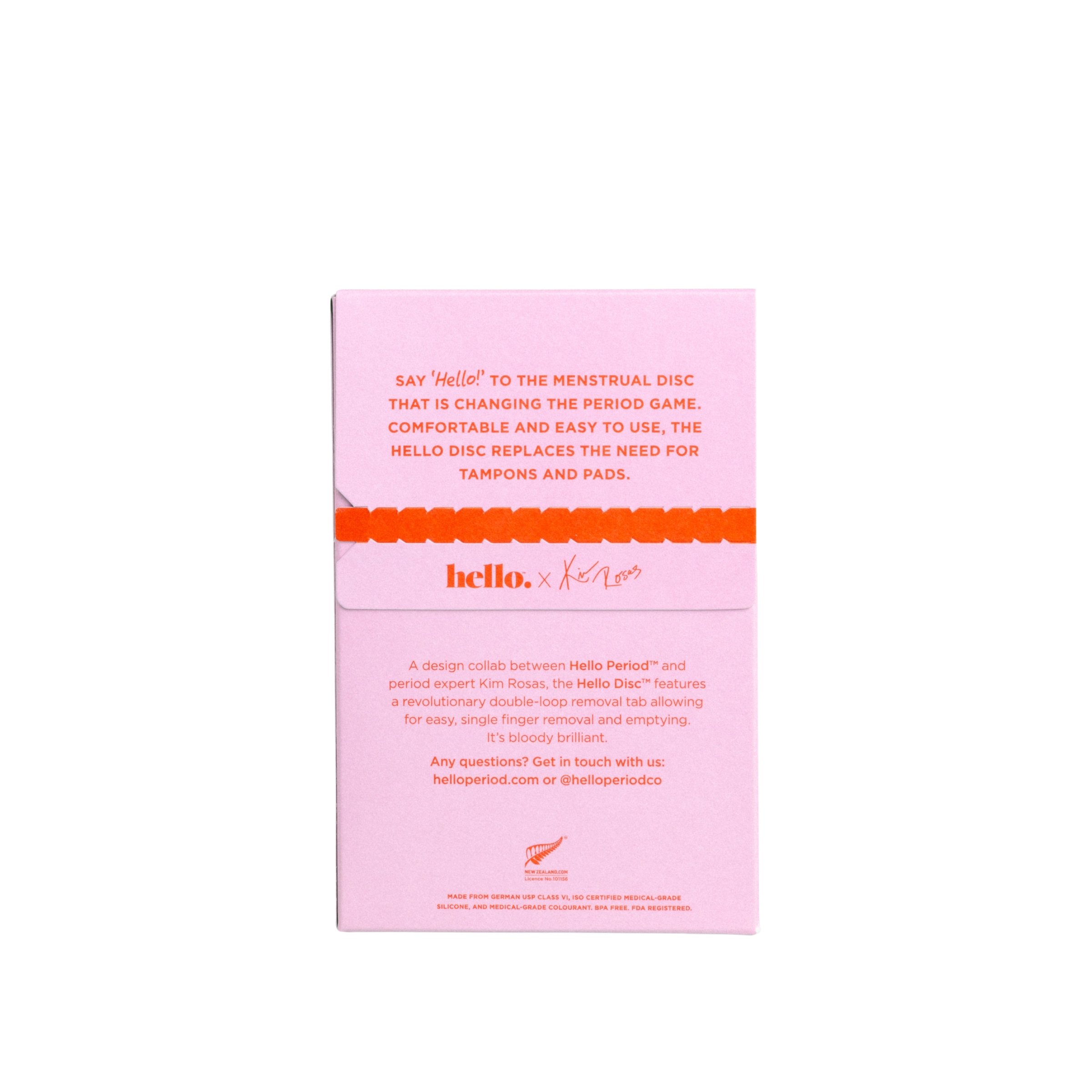 Hello Period Disc Bubblegum One Size 1 each - Image 2