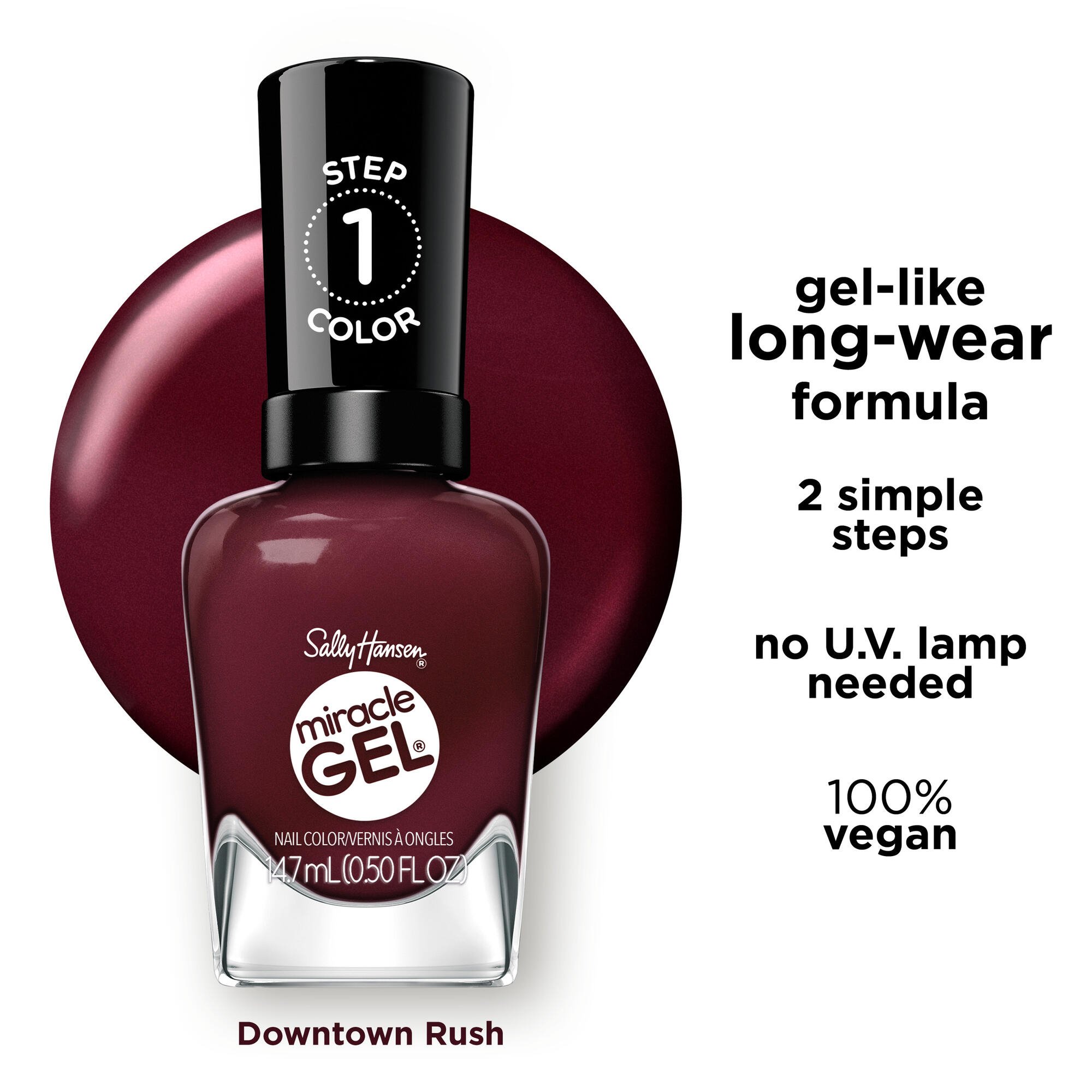 Sally Hansen Miracle Gel Downtown Rush 14.7ml - Image 4