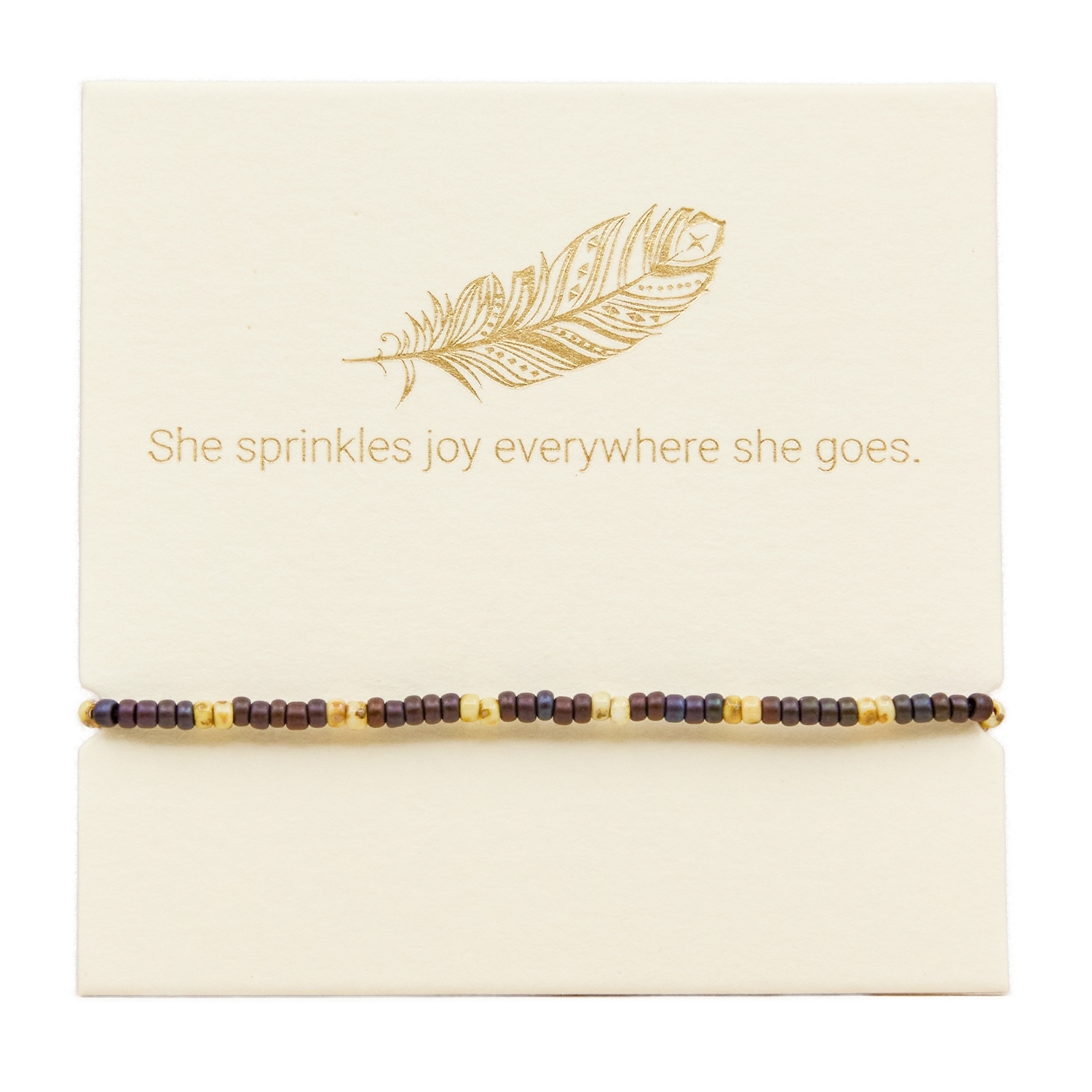 Love Lunamei Inspiration Bracelet - Multi Plum & Tort 1 each