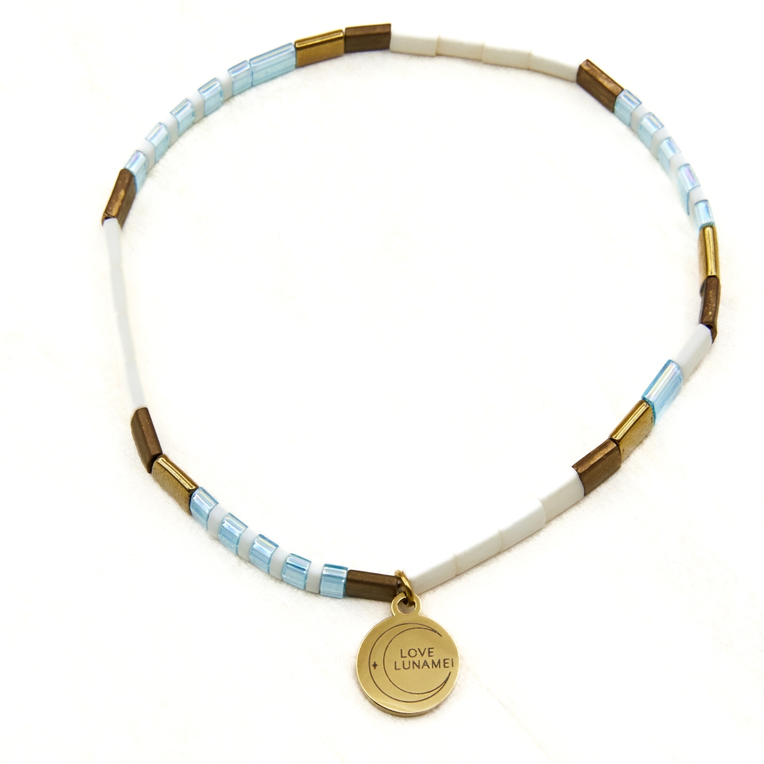 Love Lunamei Love Bracelet - Blue & Chocolate 1 each
