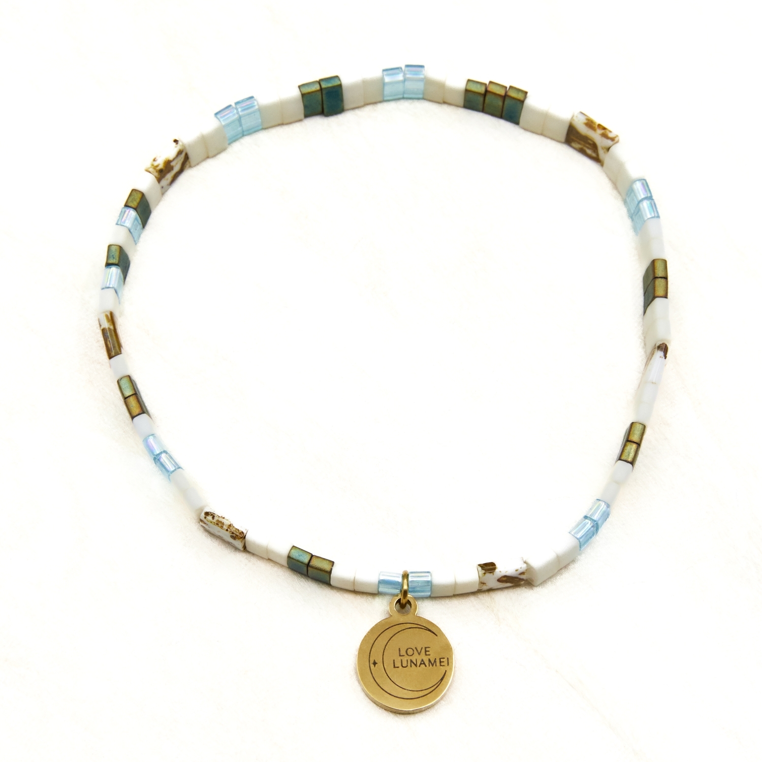Love Lunamei Love Bracelet - Blue & Tort 1 each