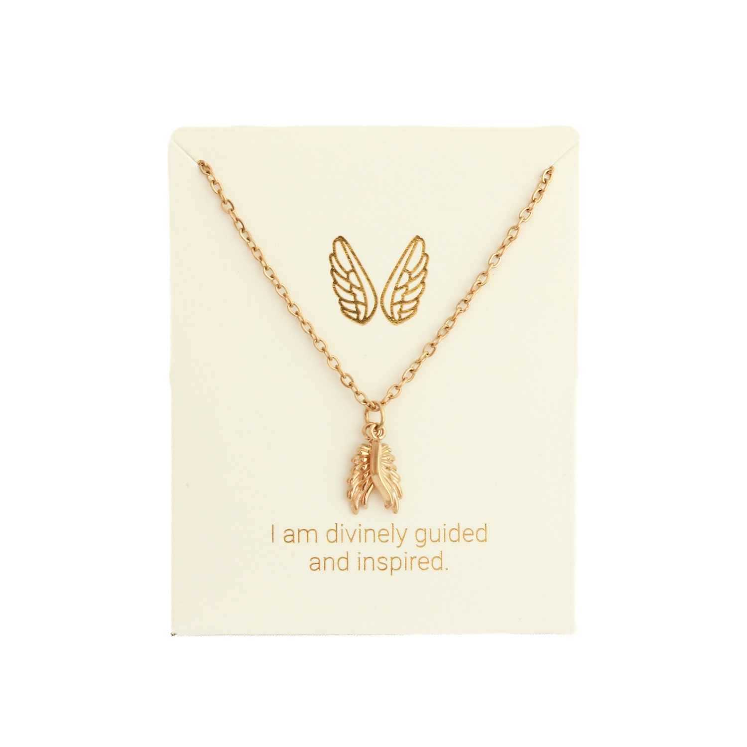 Love Lunamei Inspiration Pendant Necklace - Earth Angel Gold 1 each
