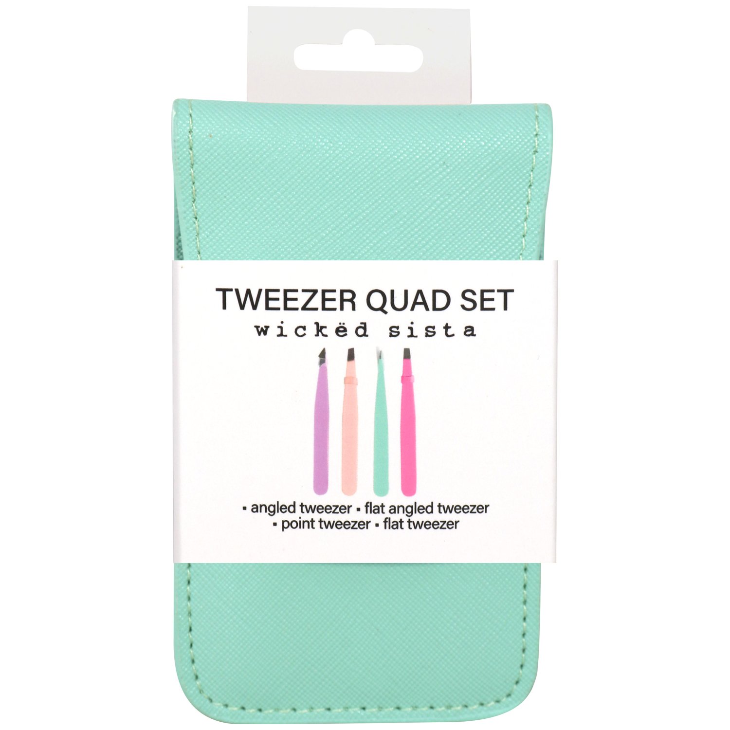 Wicked Sista Tweezer Quad Set Mint 4 piece - Image 1