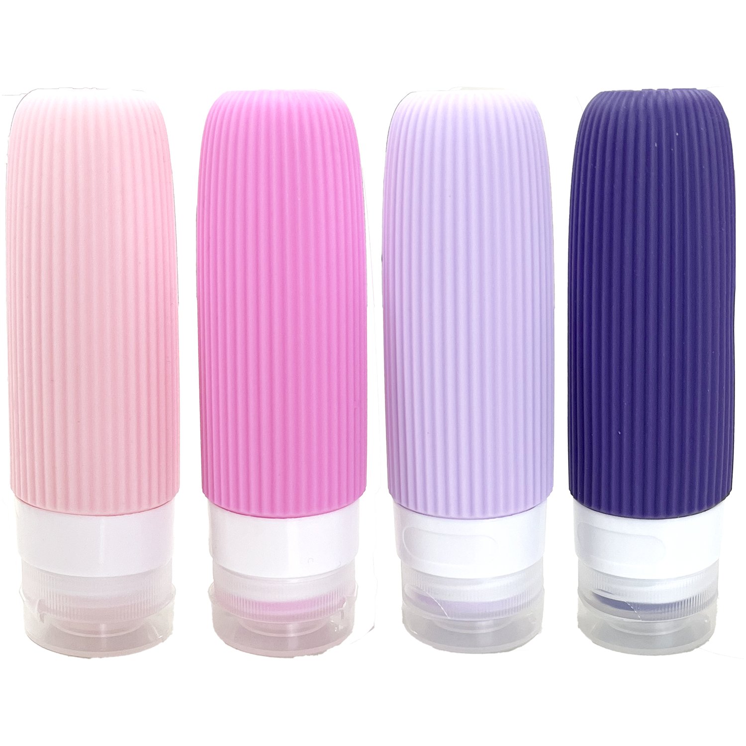 Wicked Sista Silicone Ribbed Travel Bottles 4 piece - Image 2