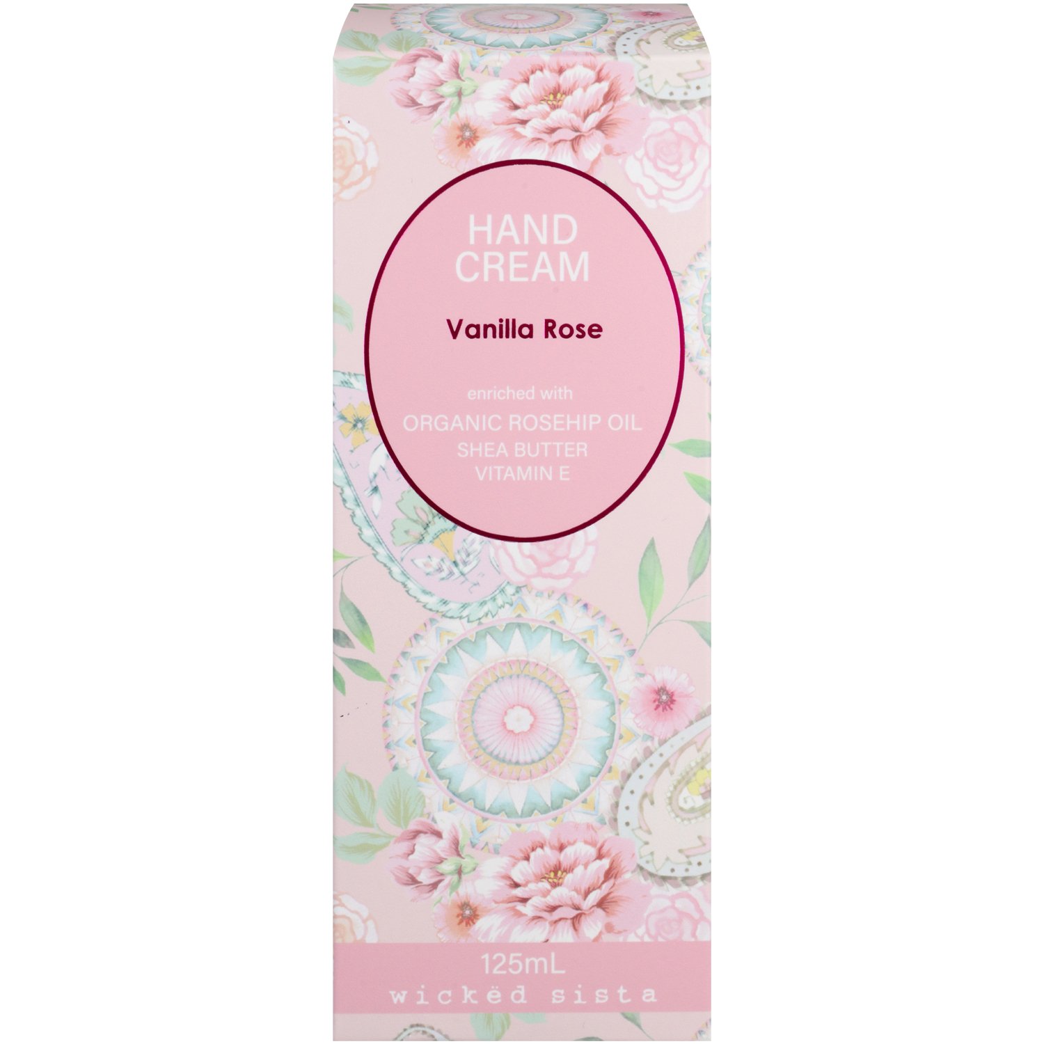 Wicked Sista Hand Cream Vanilla Rose 120ml - Image 1
