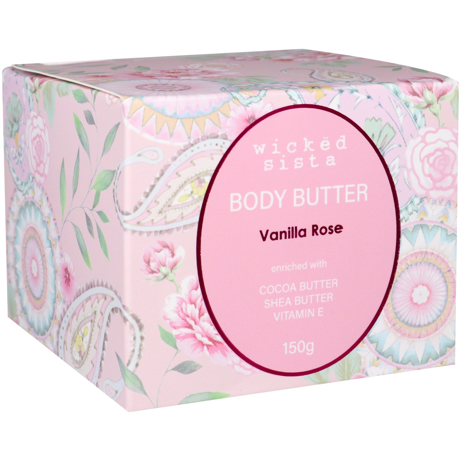 Wicked Sista Body Butter Vanilla Rose 150g - Image 1