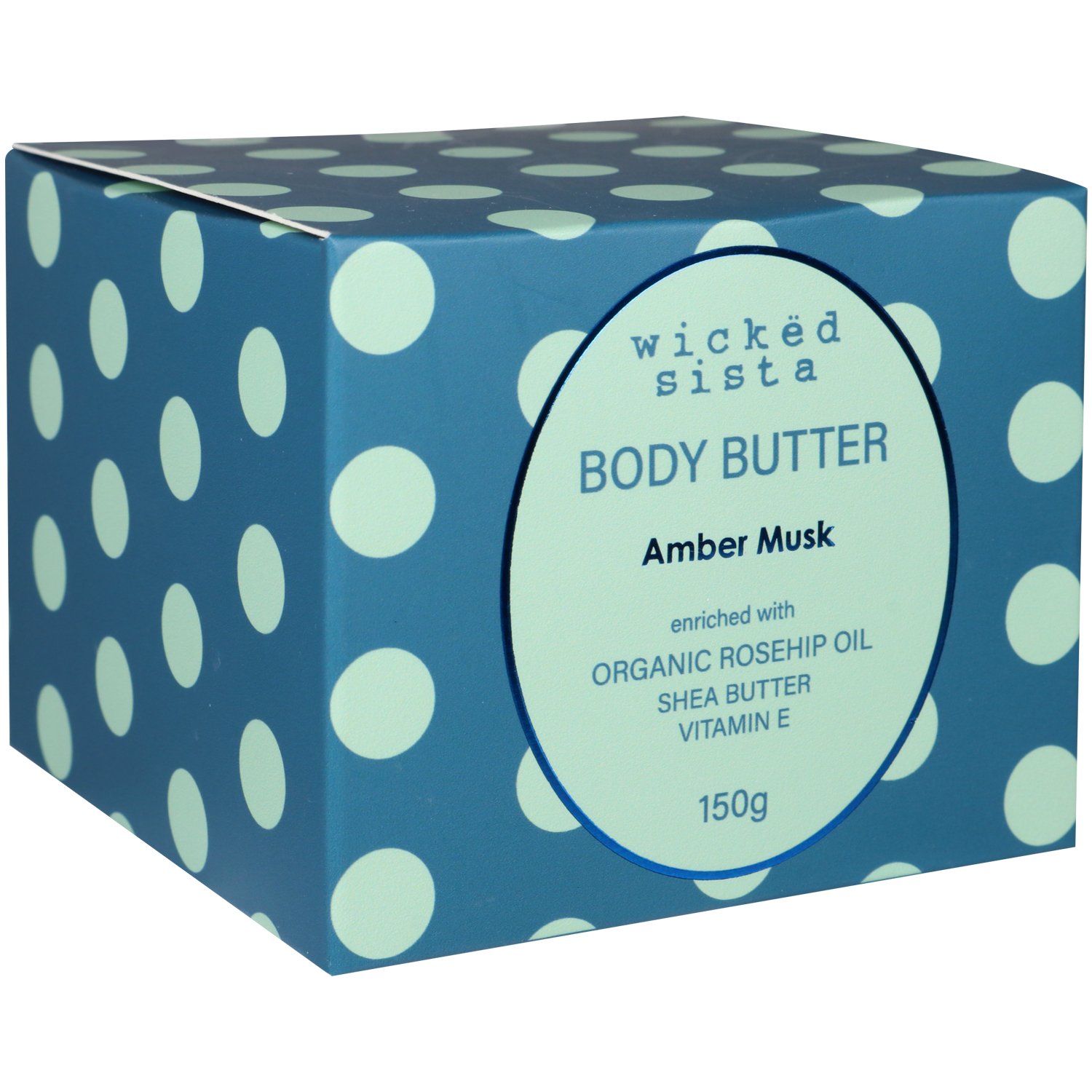 Wicked Sista Body Butter Amber Musk 150g - Image 1