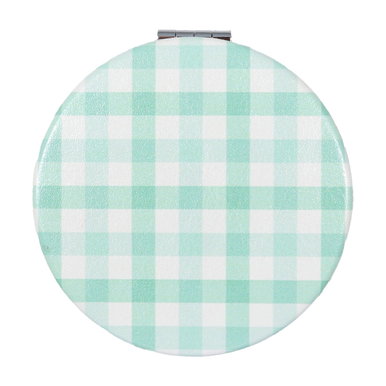 Wicked Sista Round Mirror Mint Gingham 1 each - Image 1