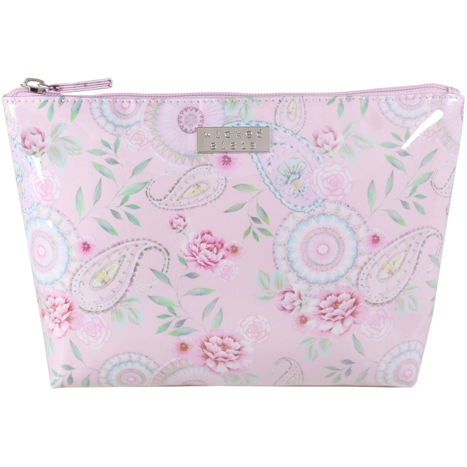 Wicked Sista Pretty In Paisley Medium Soft Aline Cosmetic Bag 1 each