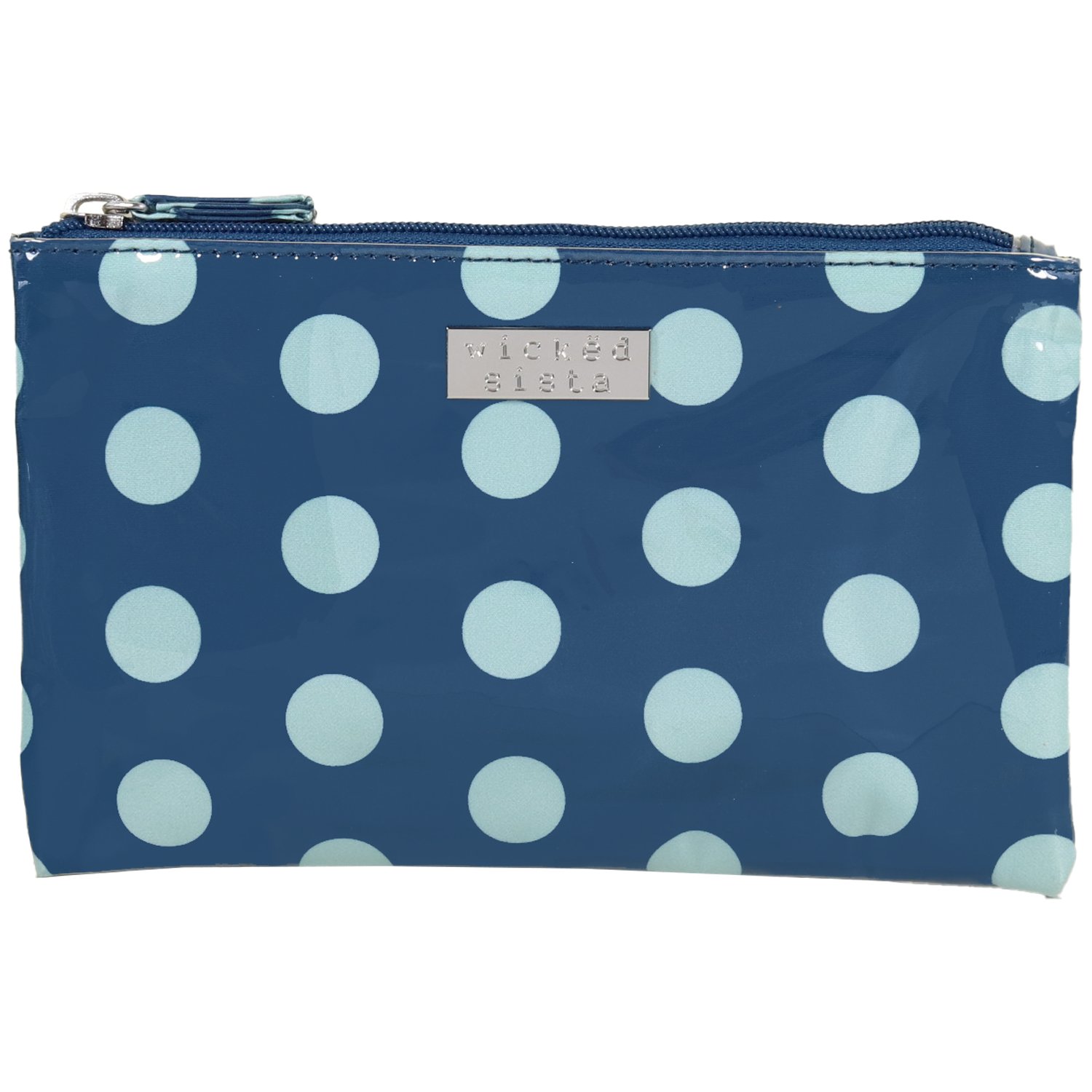 Wicked Sista Playful Polka Large Flat Purse 1 each
