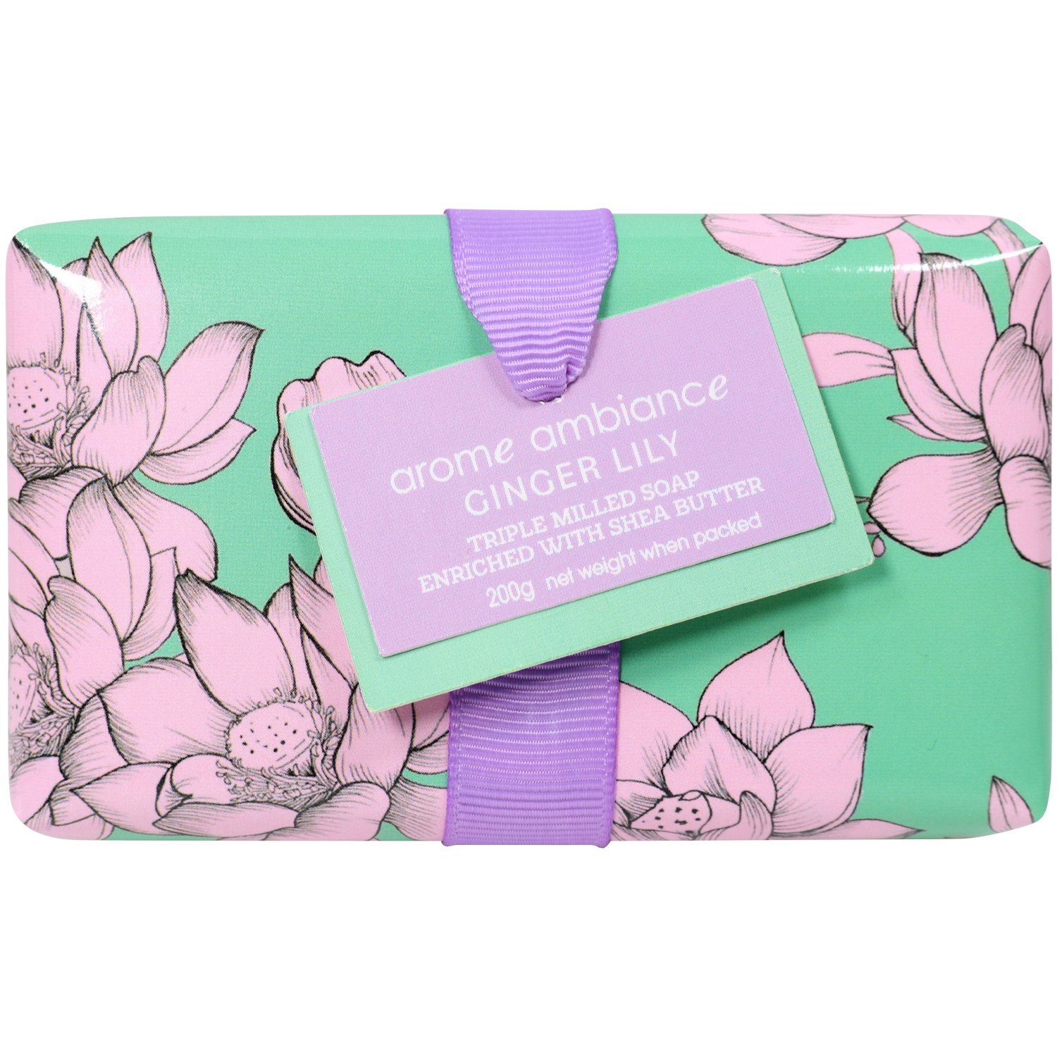 Arome Ambiance Wrapped Soapginger Lily 200g