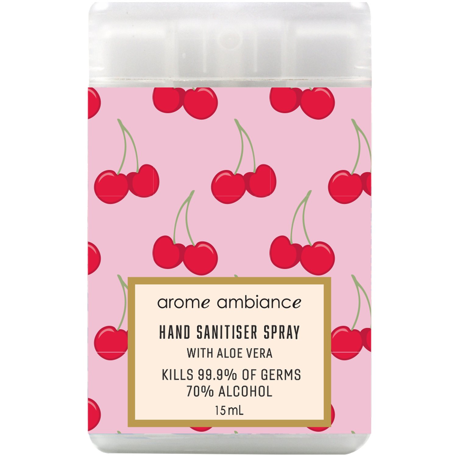 Arome Ambiance Hand Sanitiser Spray Cherry Pie 15ml
