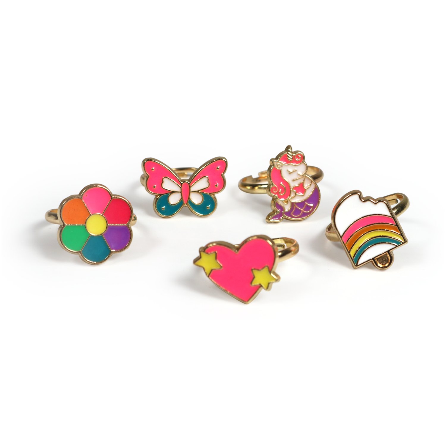Miki Butterfly Ring Set 5 piece - Image 2