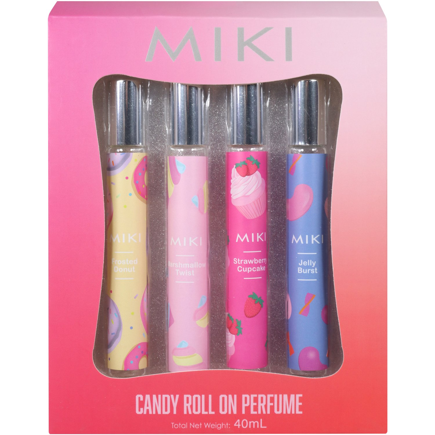 Miki Candy Roll On Purfume 4 piece