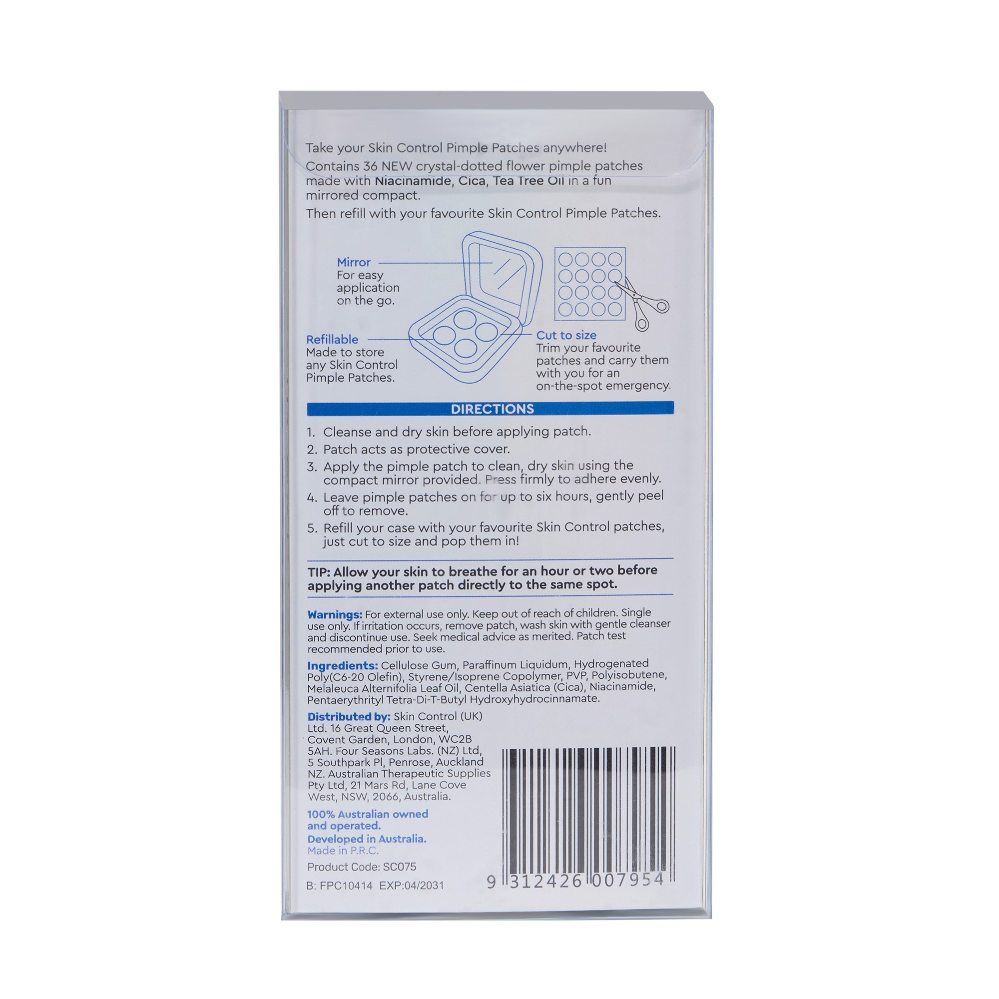 Skin Control Pimple Patch Flower Power Case 1 each - Image 2