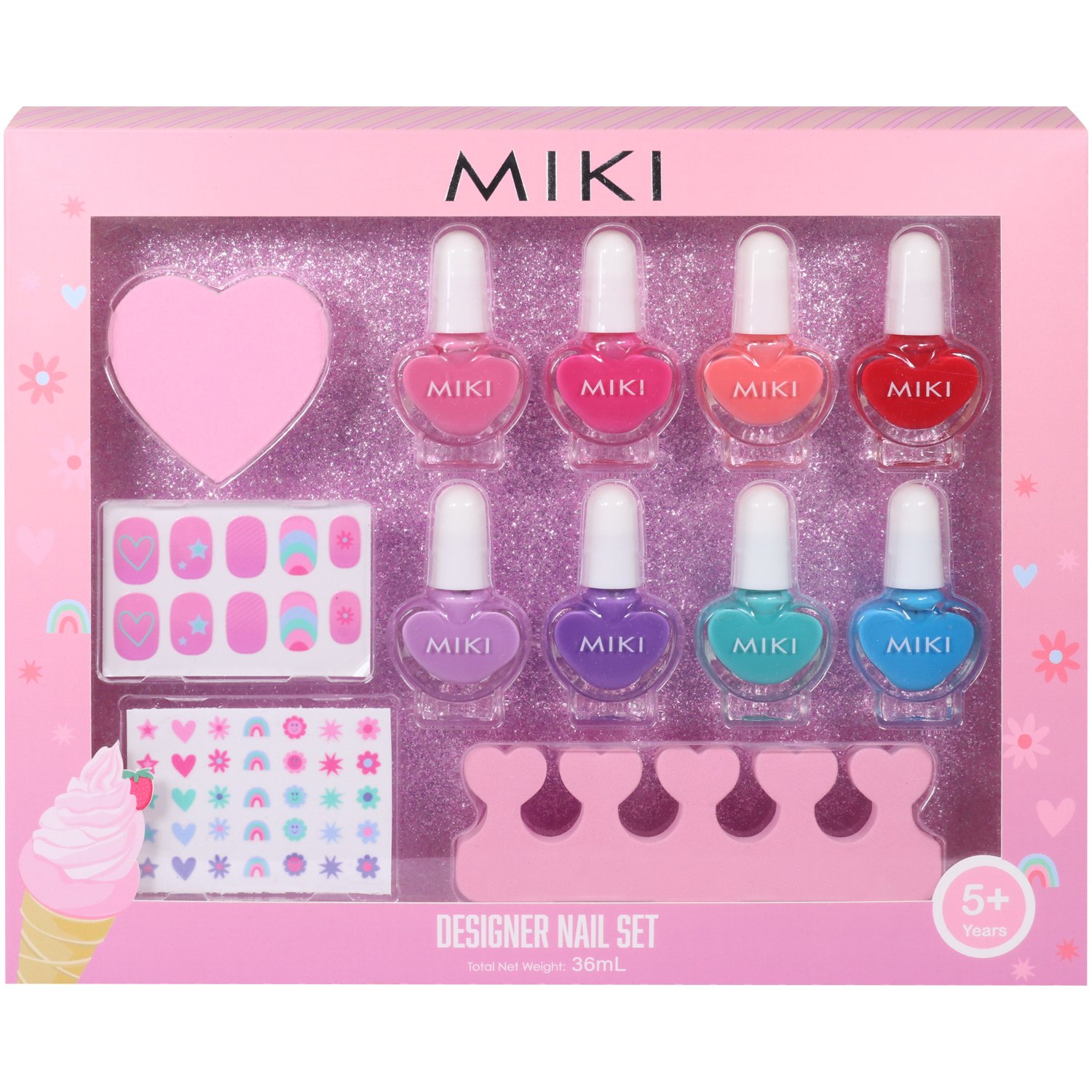 Miki Designer Nail Set 12 piece