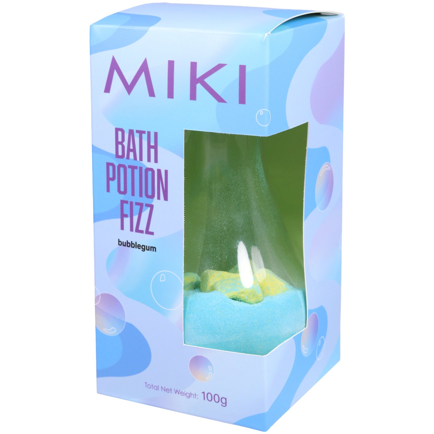Miki Bath Potion Fizz Bubblegum 100g - Image 2