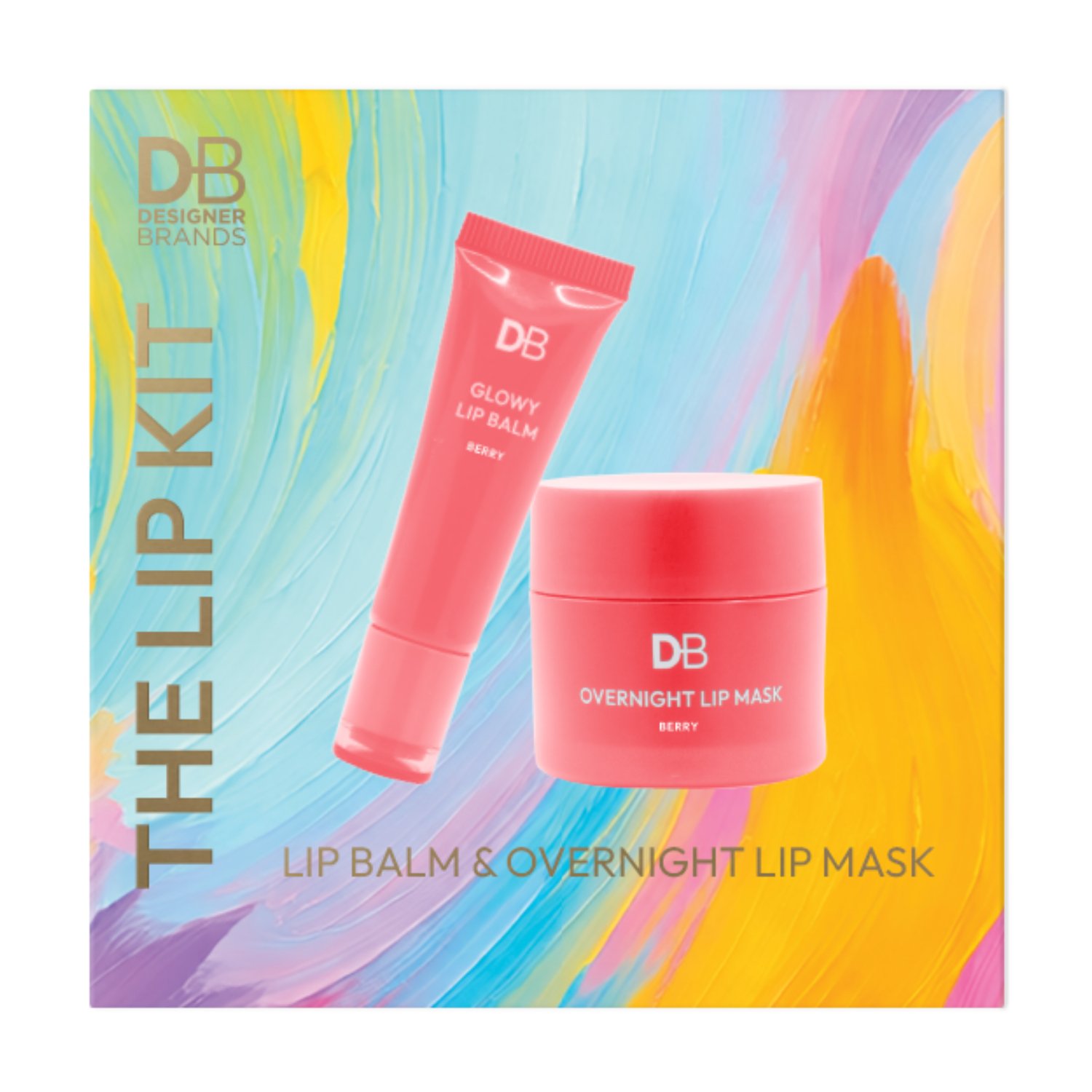 Designer Brands The Lip Kit, Lip Balm & Overnight Lip Mask 2 piece