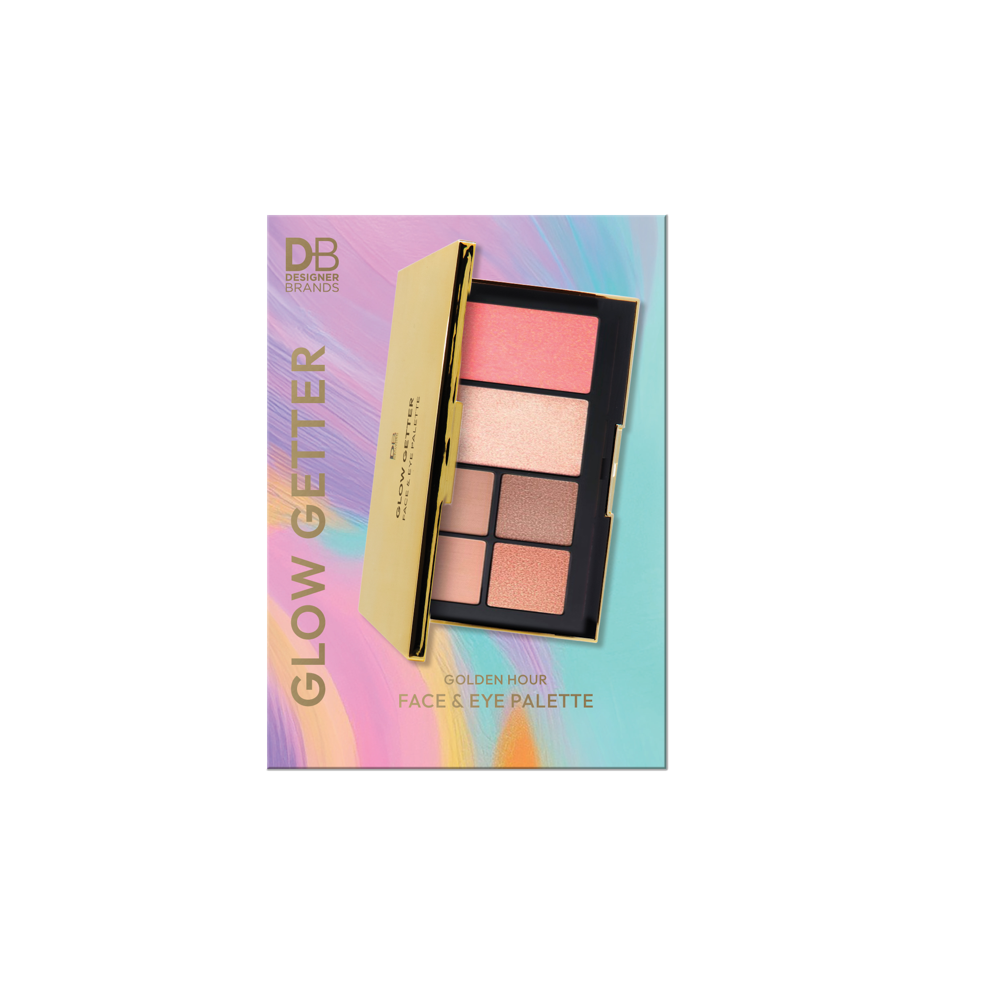 Designer Brands Glow Getter Face & Eye Palette Golden Hour 1 each