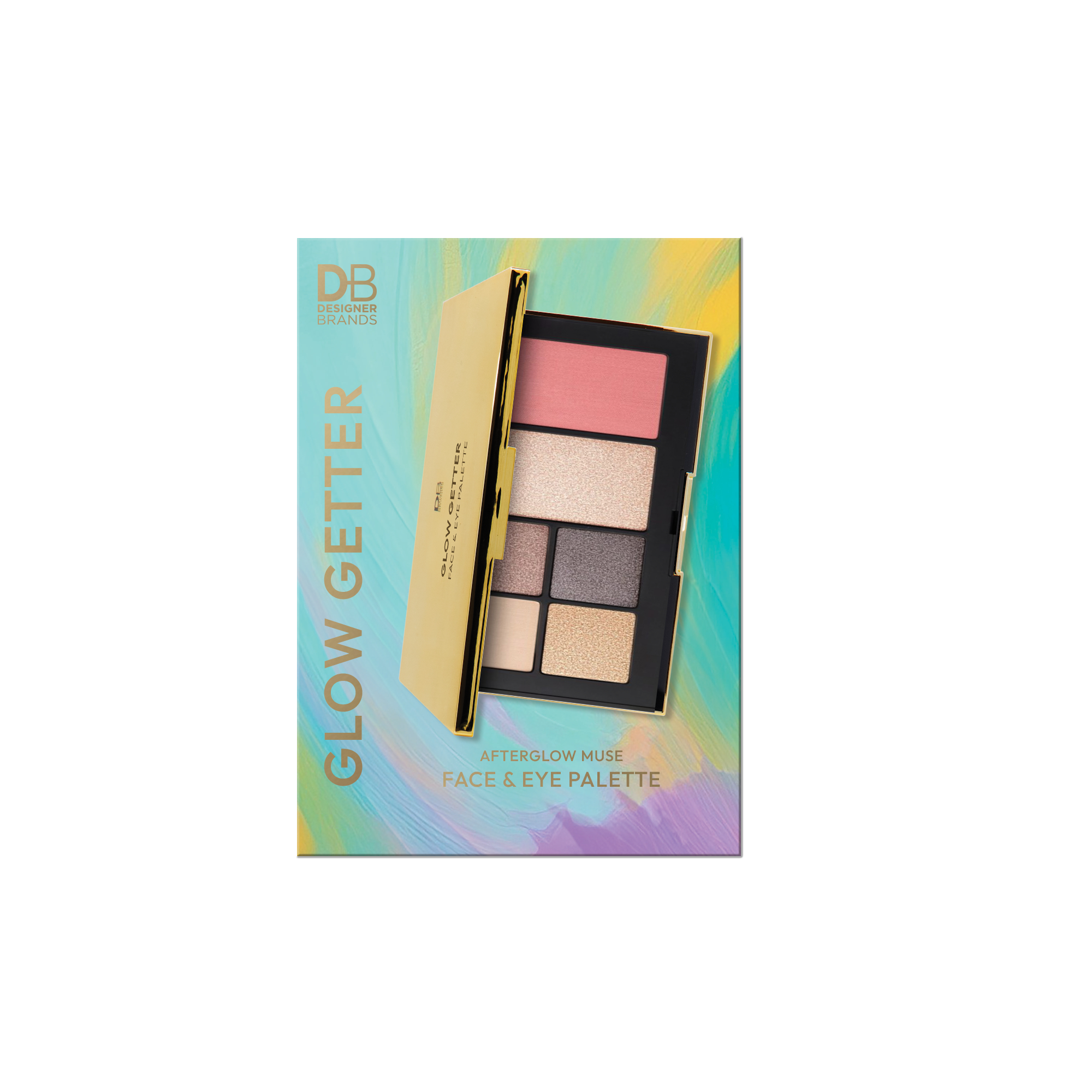 Designer Brands Glow Getter Face & Eye Palette Afterglow Muse 1 each