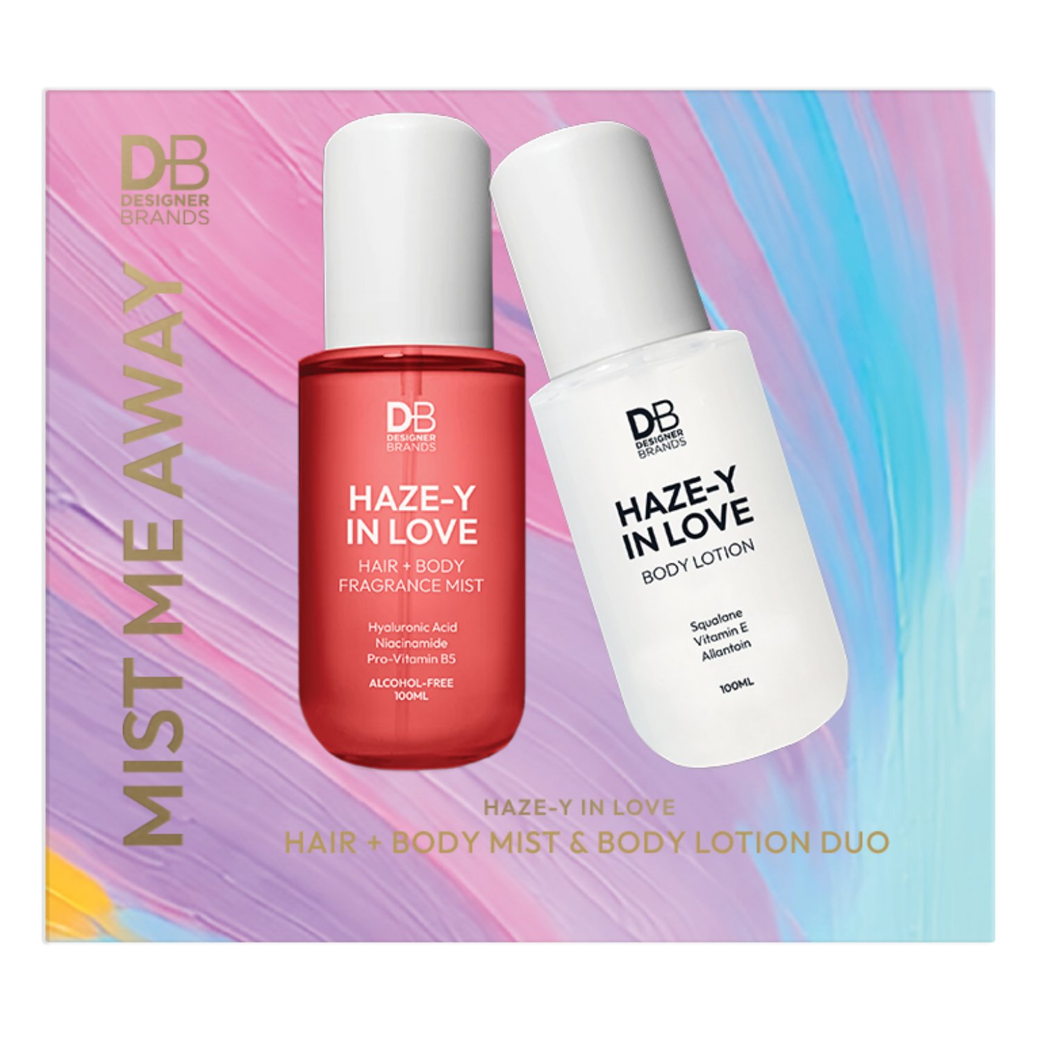 Designer Brands Mist Me Away Duo Haze-Y In Love 250ml