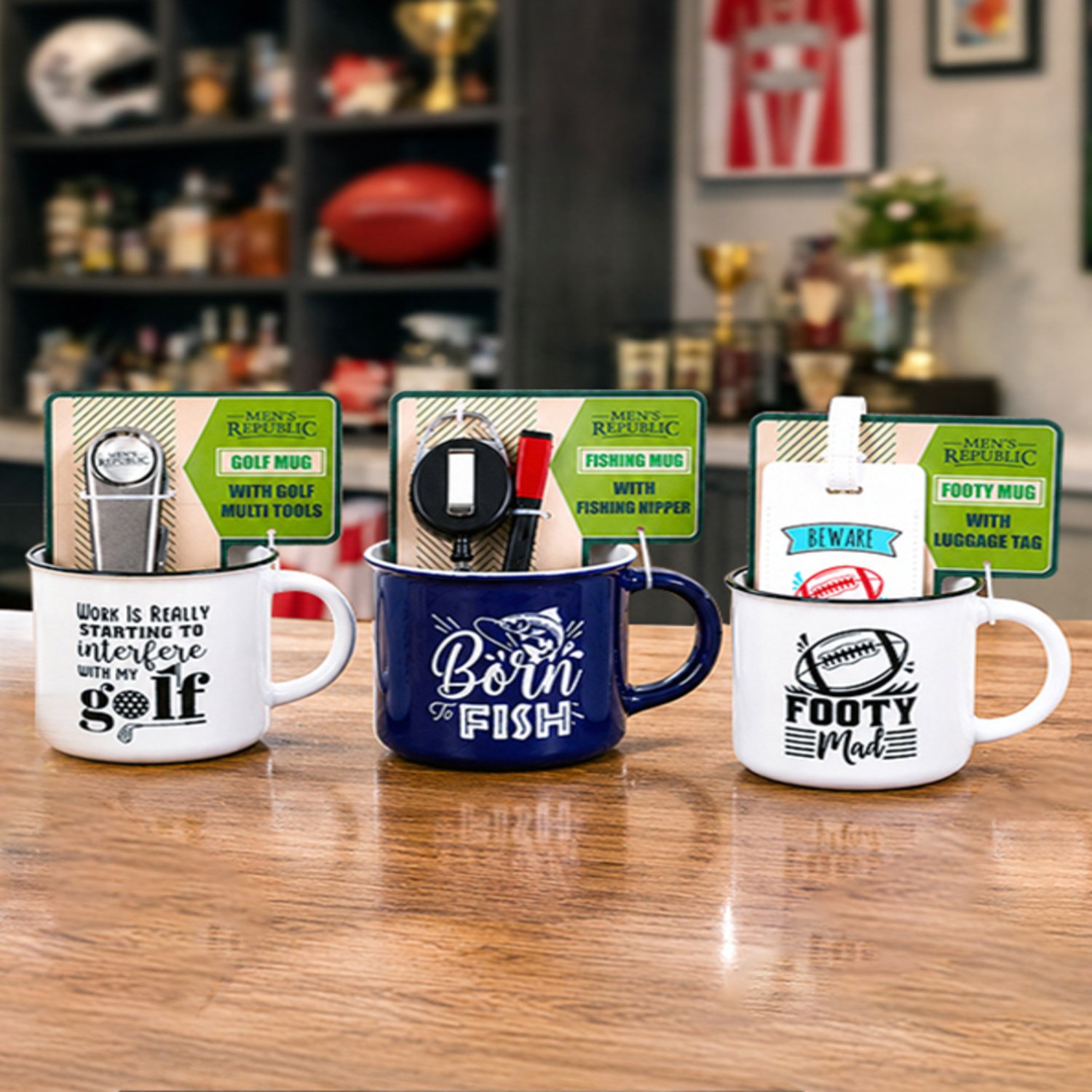 Men's Republic Sports Mugs With Assorted Accessories 1 each - Image 1
