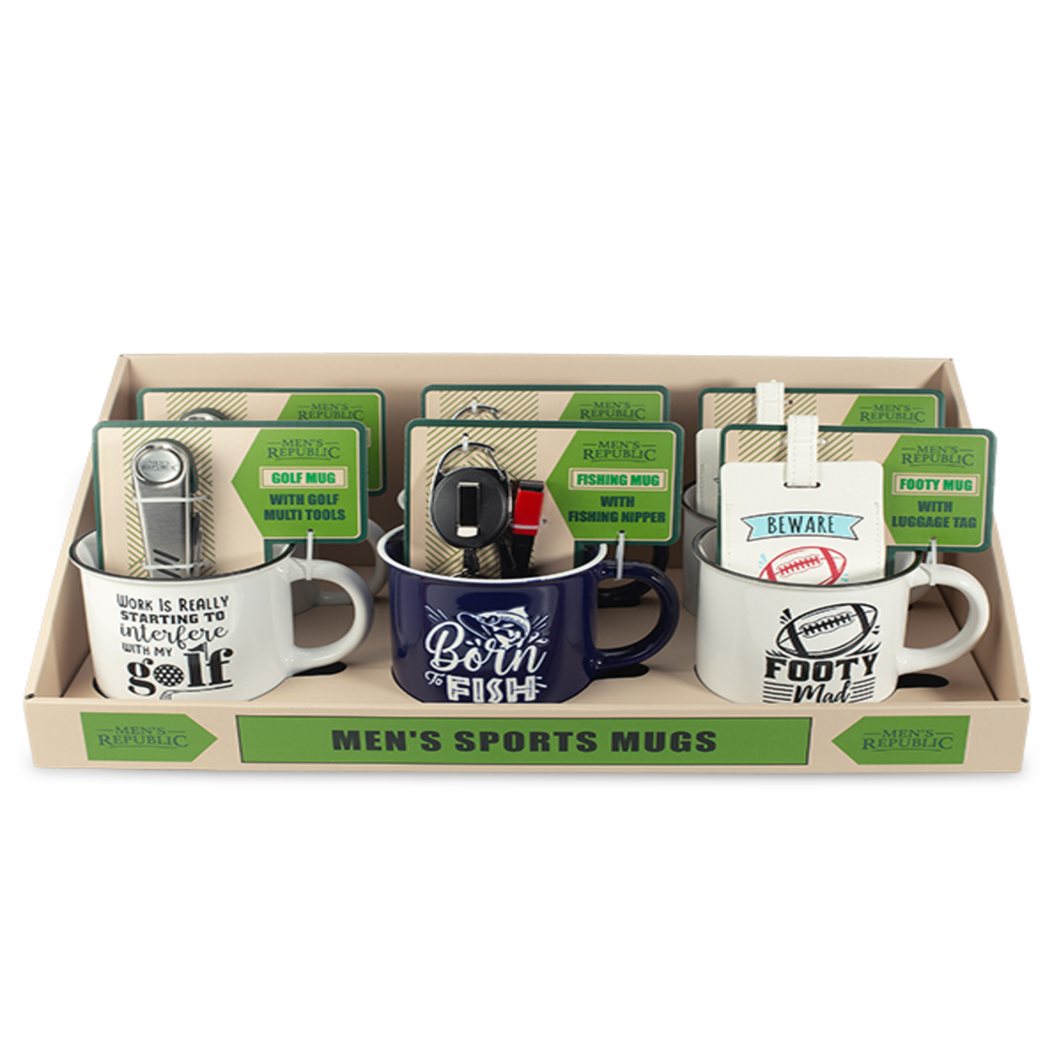 Men's Republic Sports Mugs With Assorted Accessories 1 each - Image 7