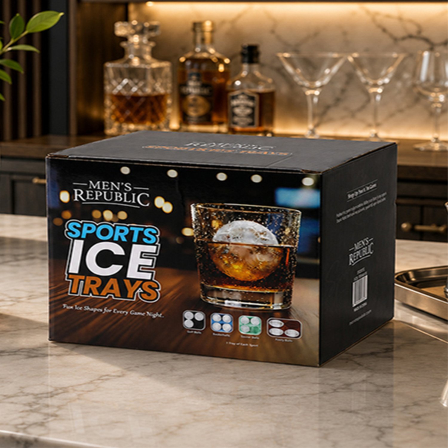 Men's Republic Sports Ice Cube Trays 4 piece - Image 1