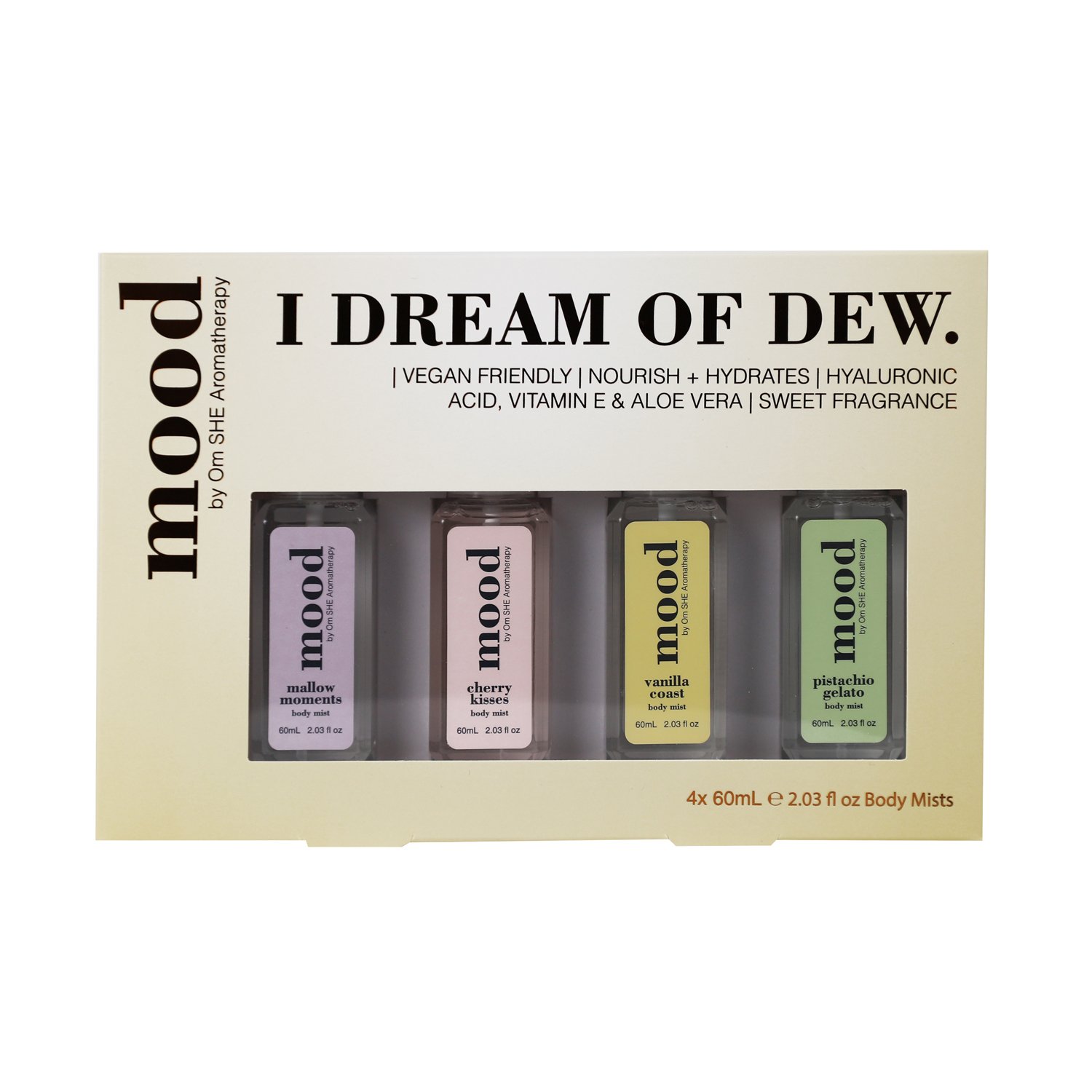 SHE Aromatherapy Mood I Dream Of Dew Body Mist 4 piece