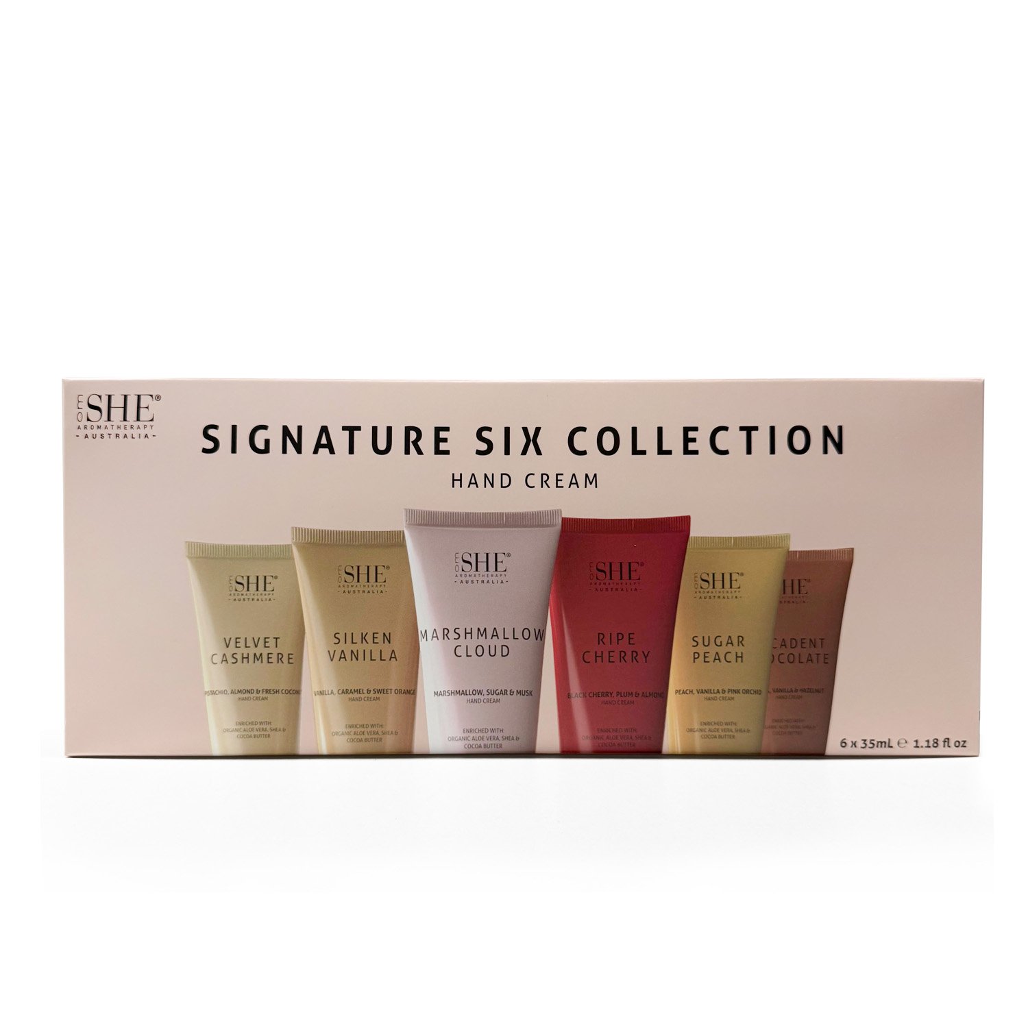SHE Aromatherapy Signature Collection Hand Cream Set 6 piece