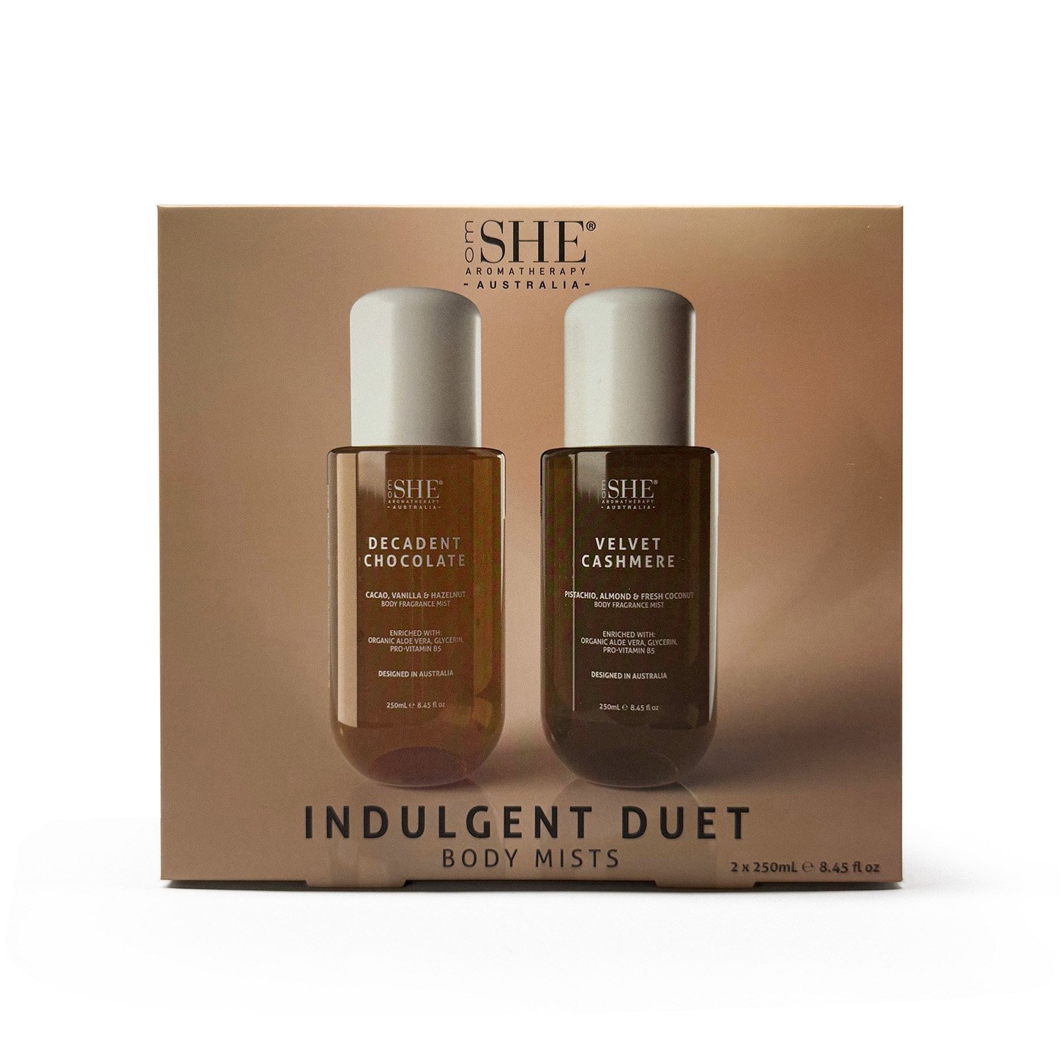 SHE Aromatherapy Signature Collection Hair & Body Mist Duo Indulgent Duet 2 piece