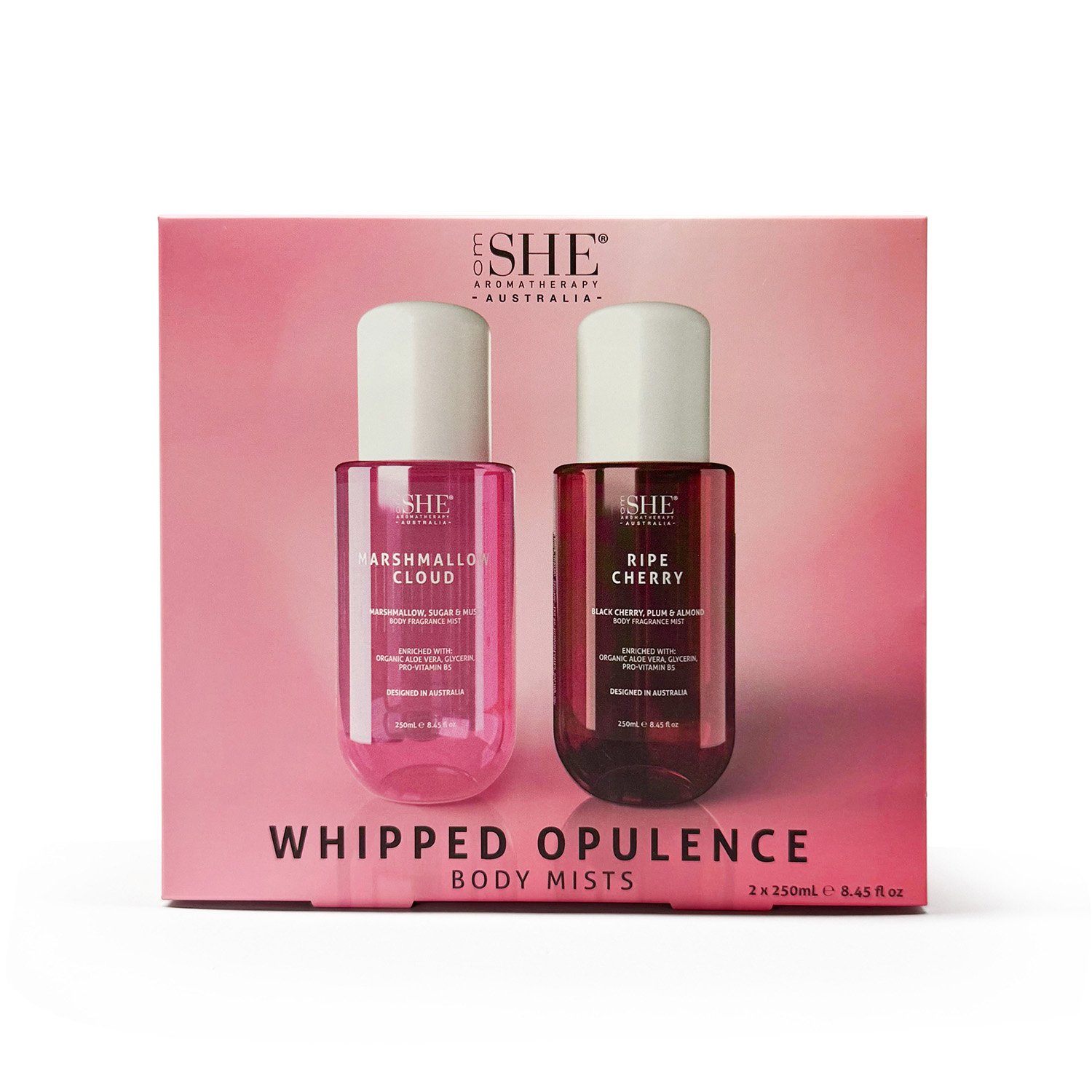 SHE Aromatherapy Signature Collection Hair & Body Mist Duo Whipped Opulence 2 piece