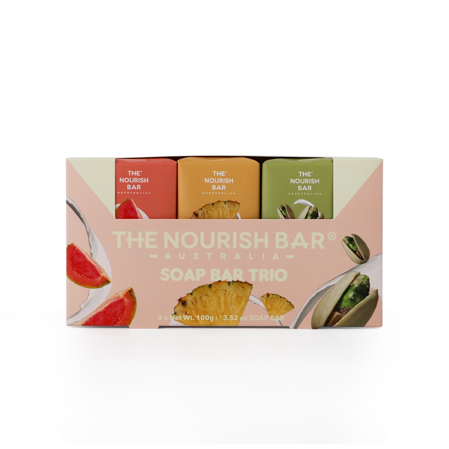 The Nourish Bar Nourishing Soap Bar Trio 3 piece