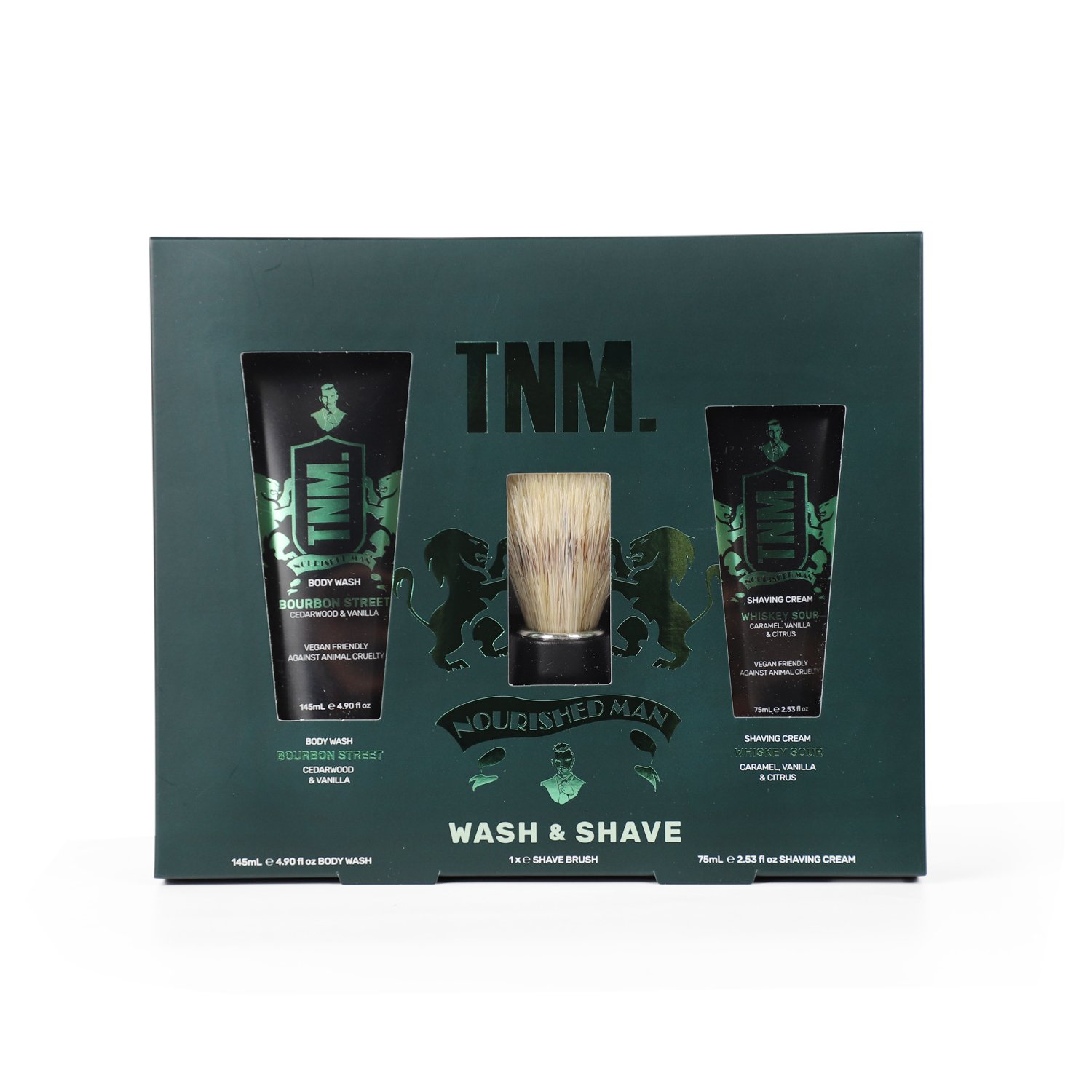 The Nourished Man Wash & Shave Set 3 piece