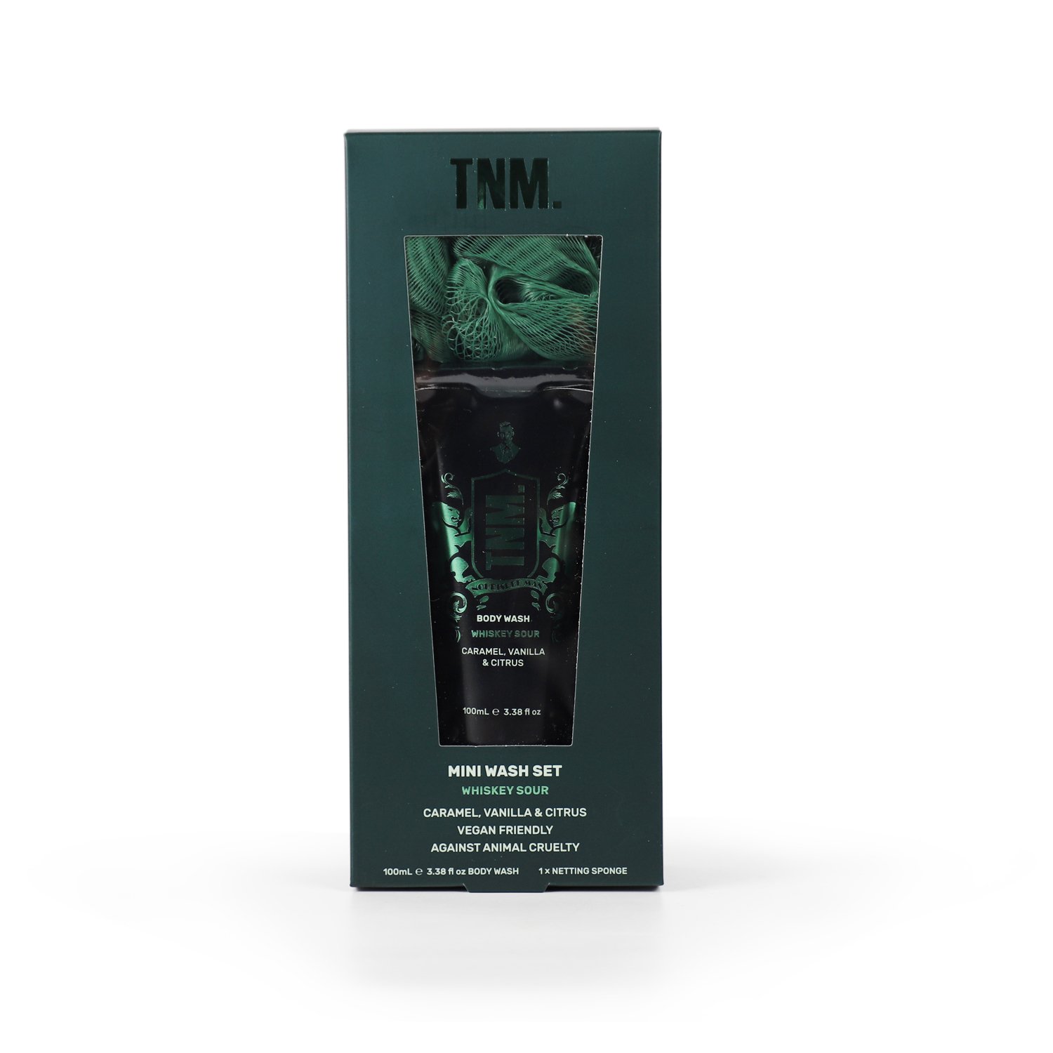 The Nourished Man Mini Wash Set Caramel, Citrus & Vanilla 2 piece
