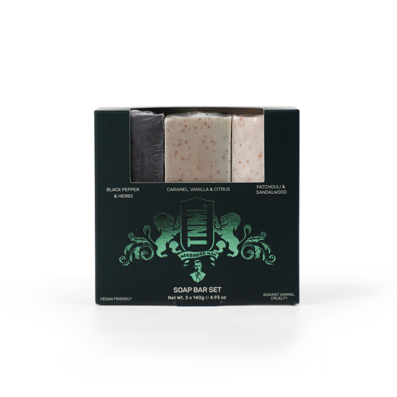 The Nourished Man Bar Soap Set 3 piece