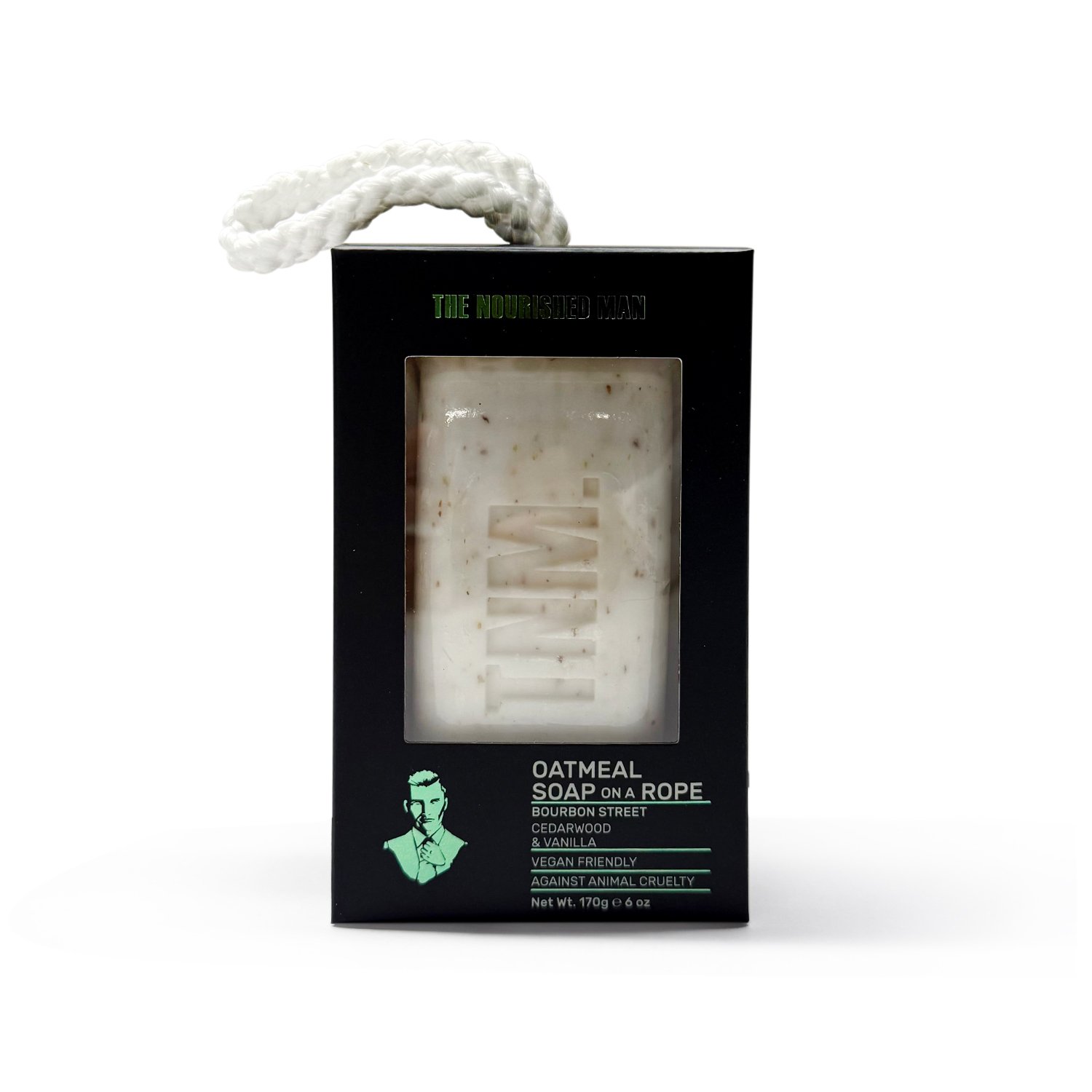 The Nourished Man Oatmeal Soap On A Rope 170g