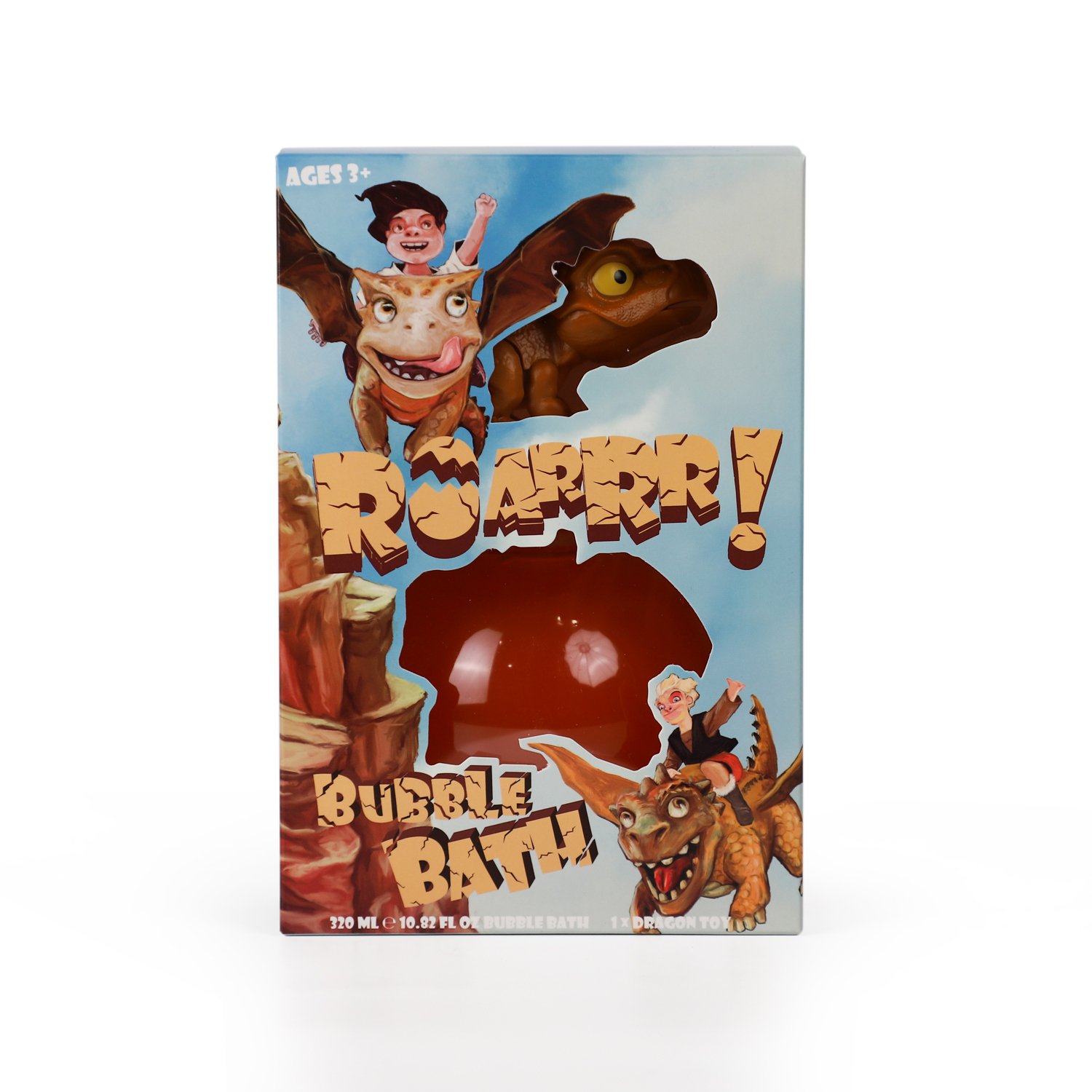 Roarrr Bubble Bath Bomb & Toy Set 2 piece